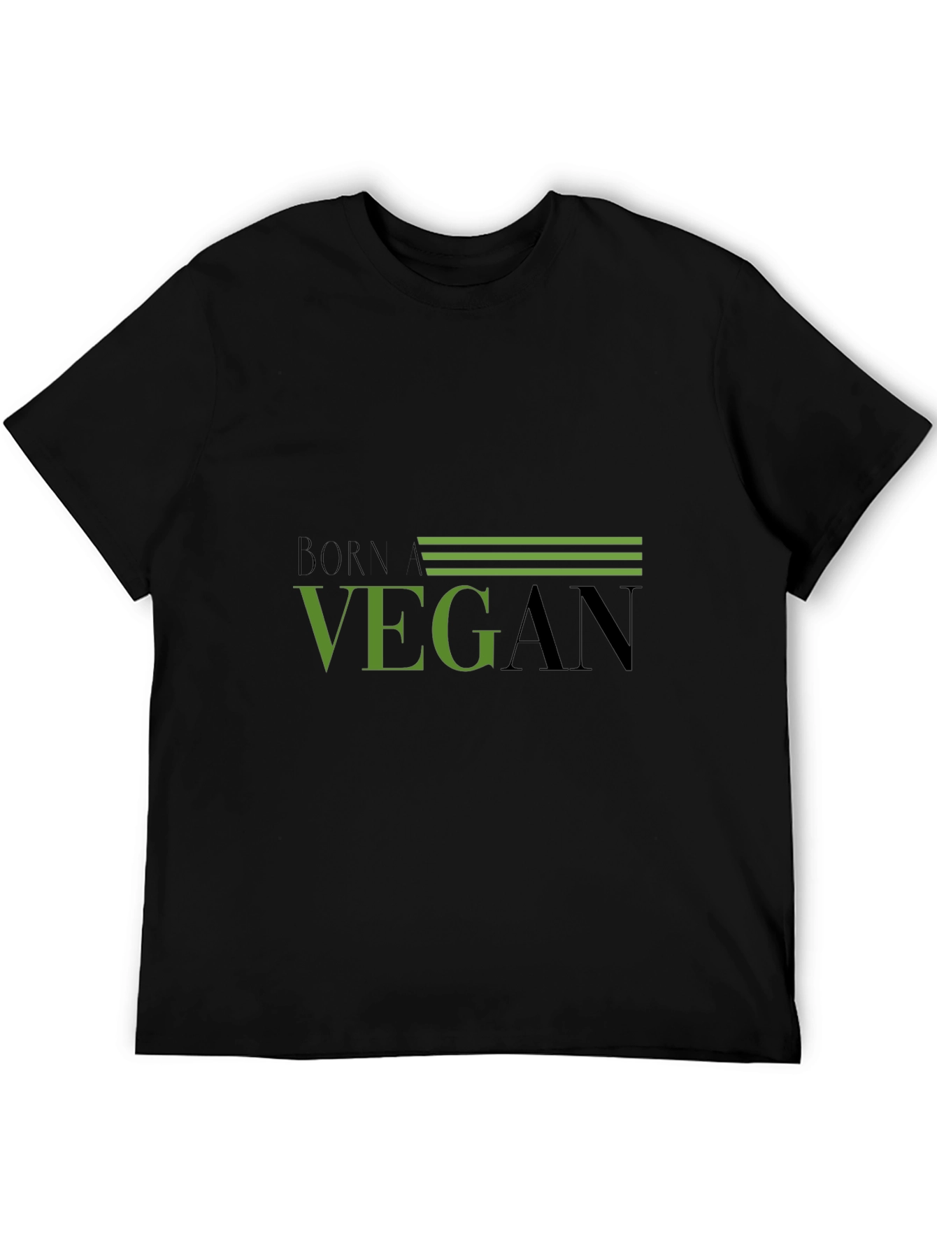 Born Vegan Graphic Tee - Black