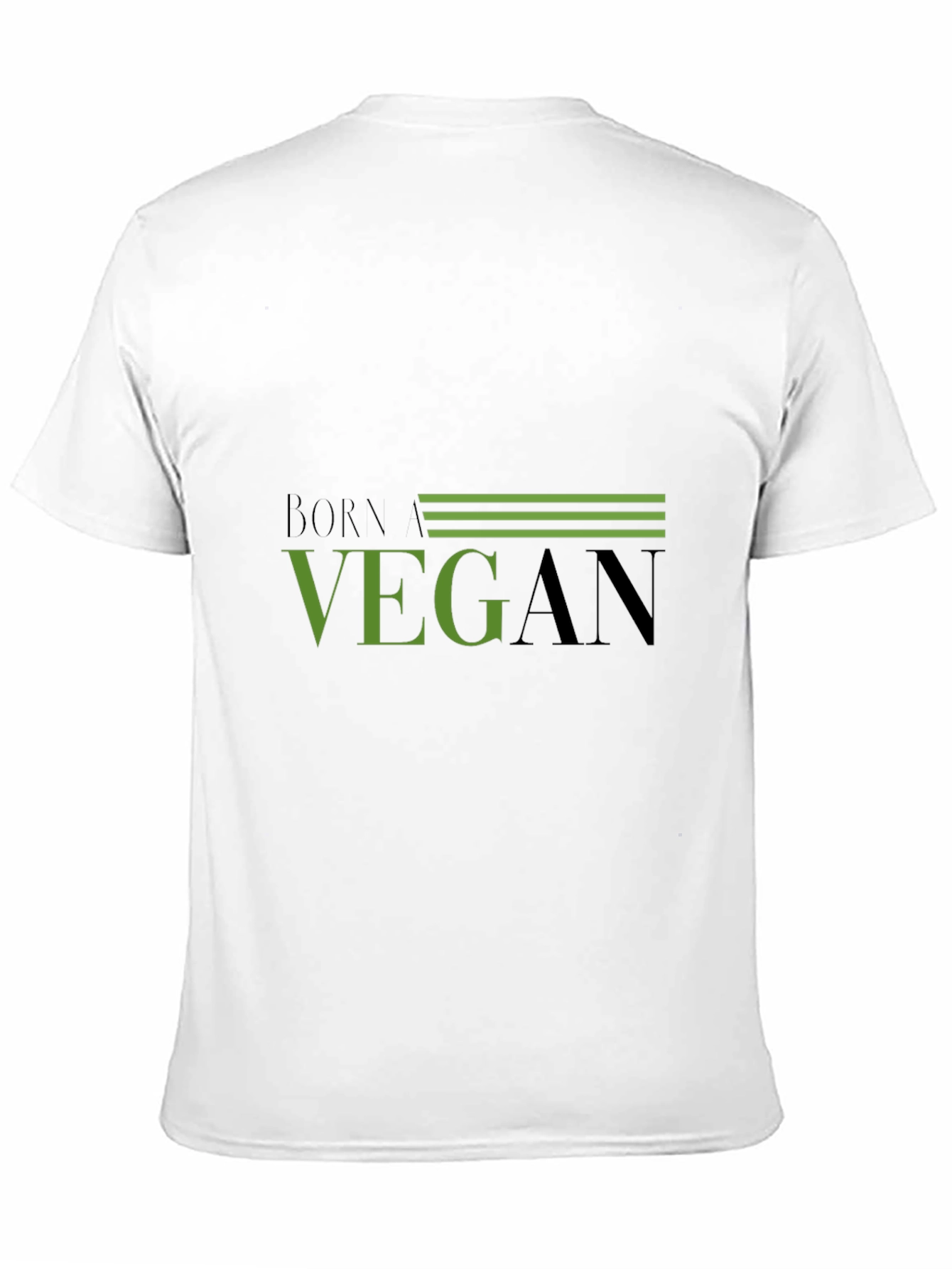 Born Vegan Graphic Tee - Black