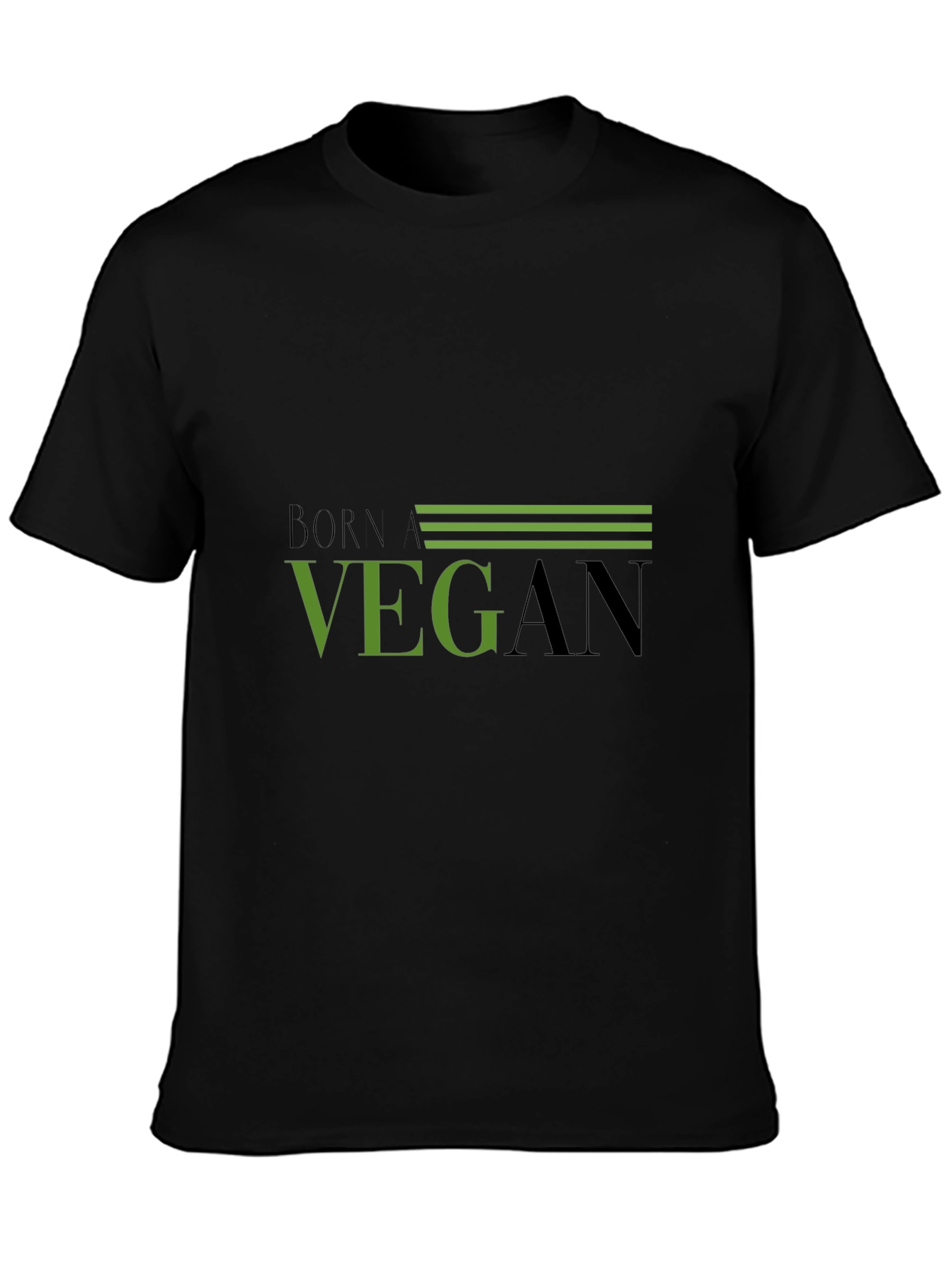 Born Vegan Graphic Tee - Black