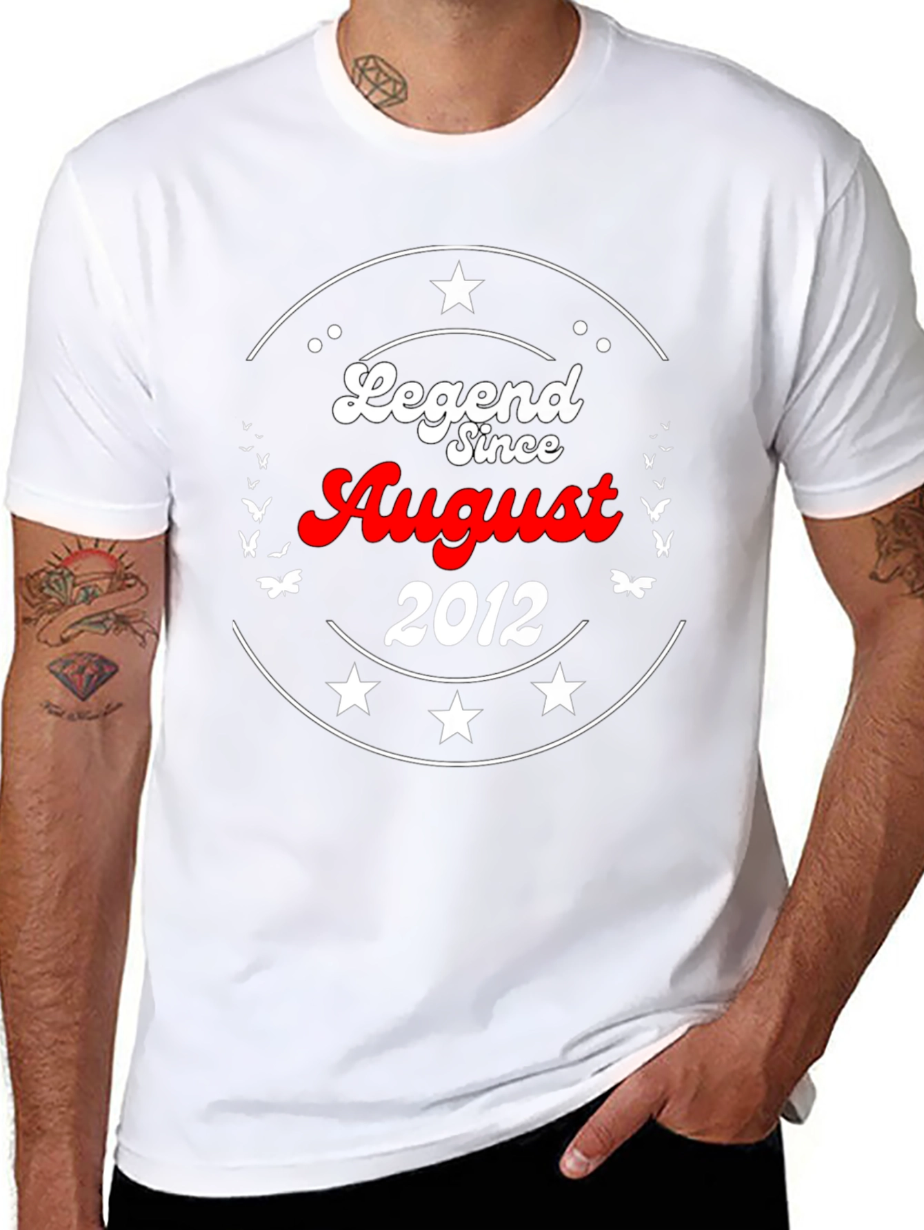 Legend Since August 2012 Graphic T-Shirt