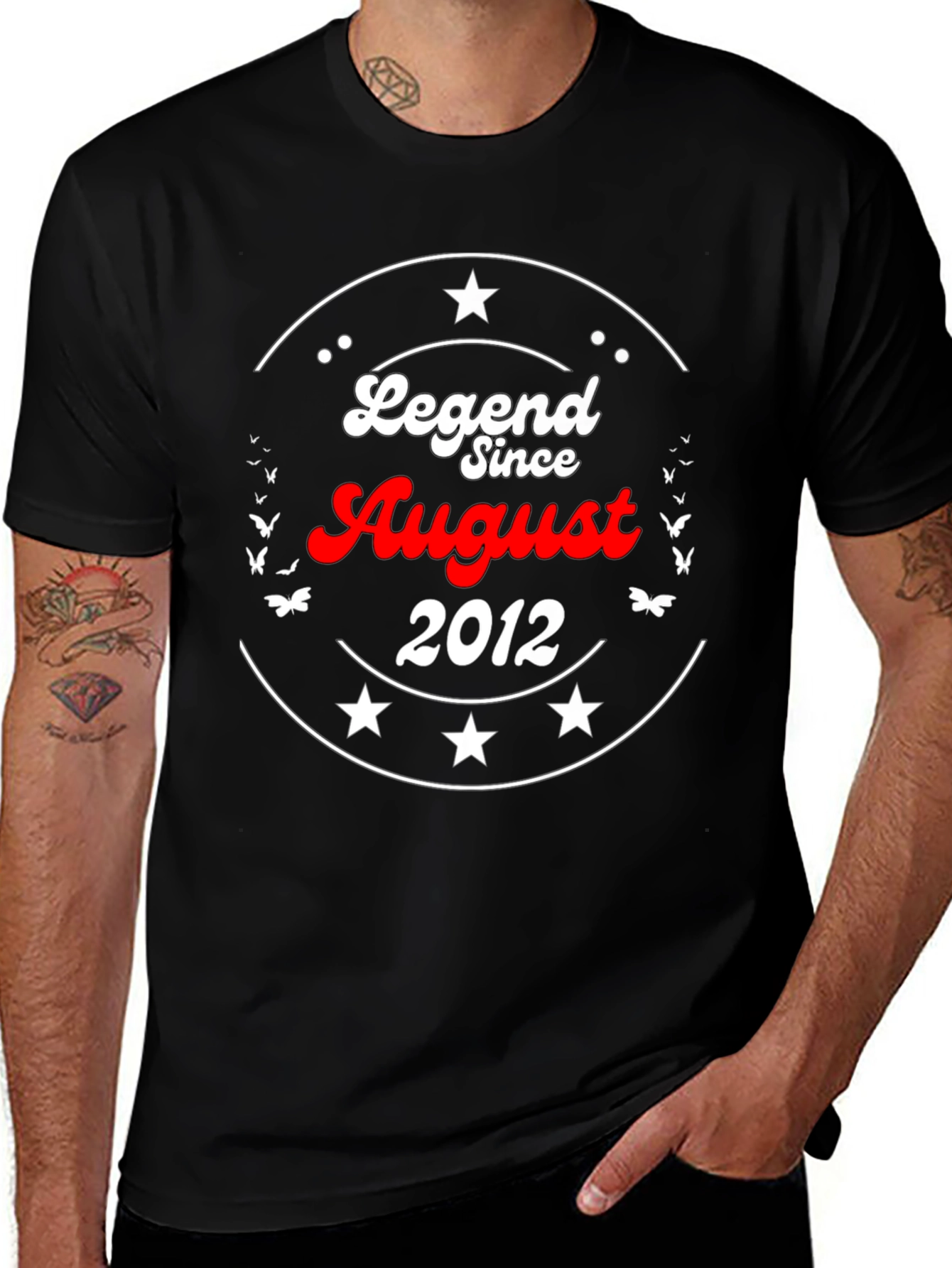 Legend Since August 2012 Graphic T-Shirt