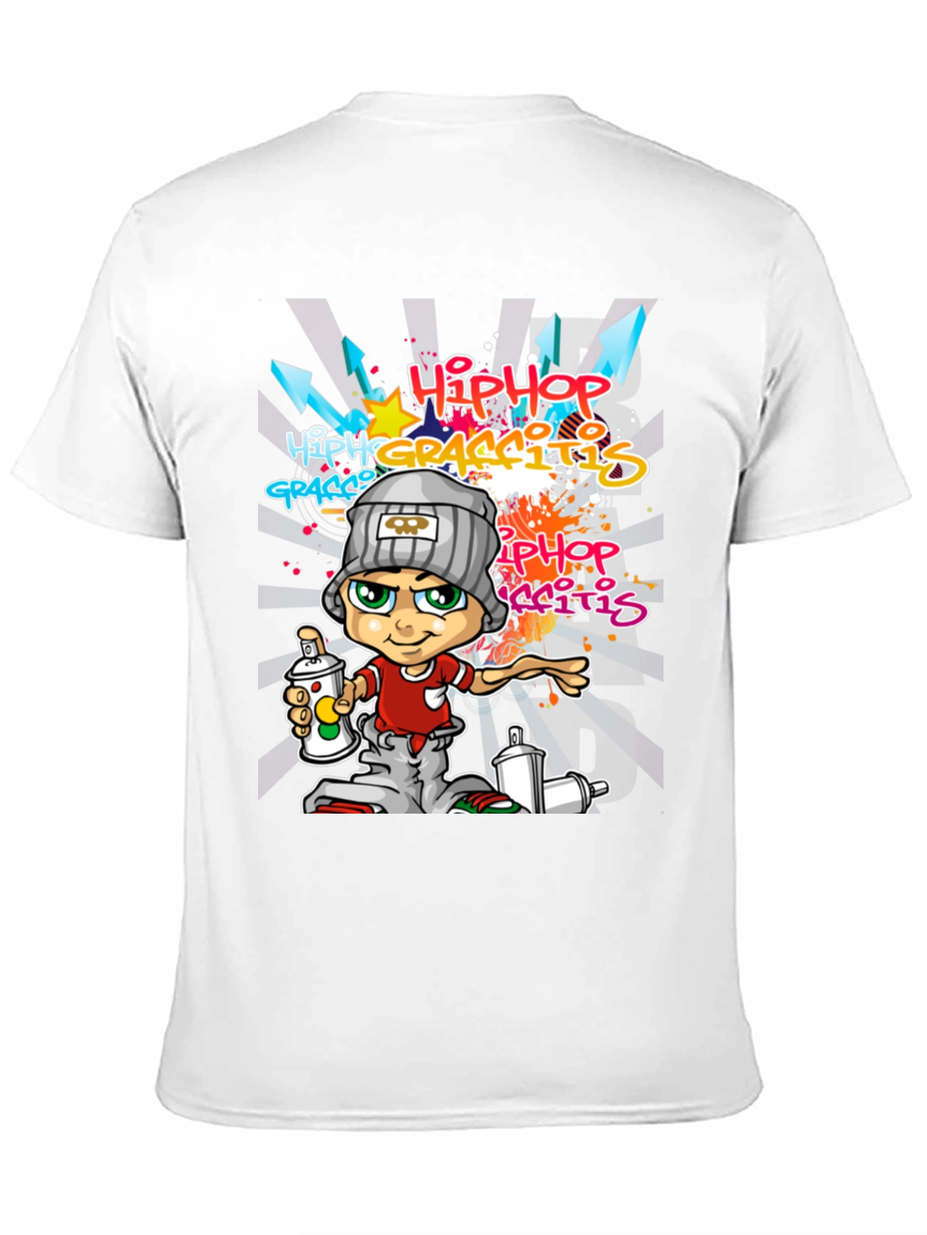 Hip Hop Graffiti Cartoon Tee