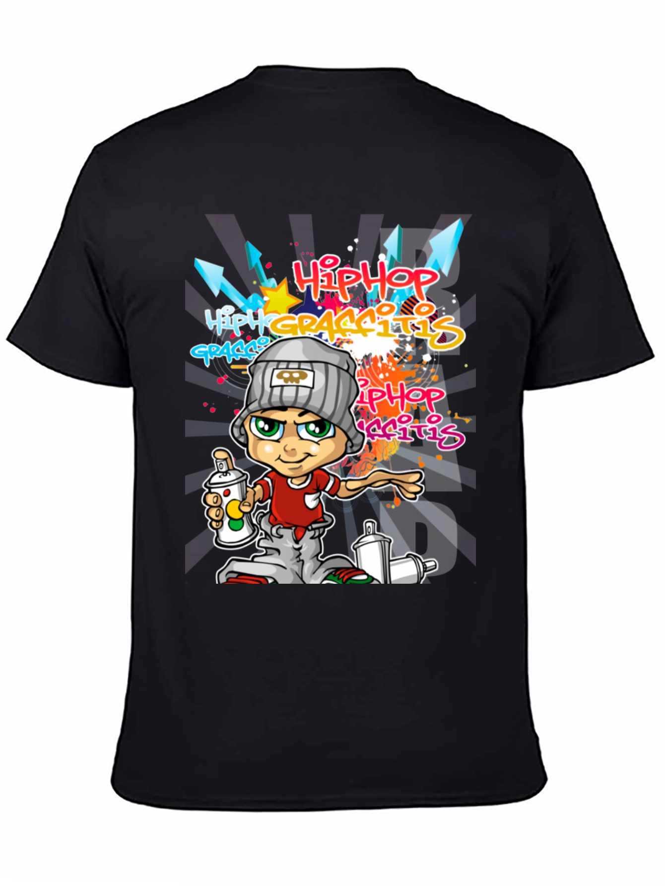 Hip Hop Graffiti Cartoon Tee