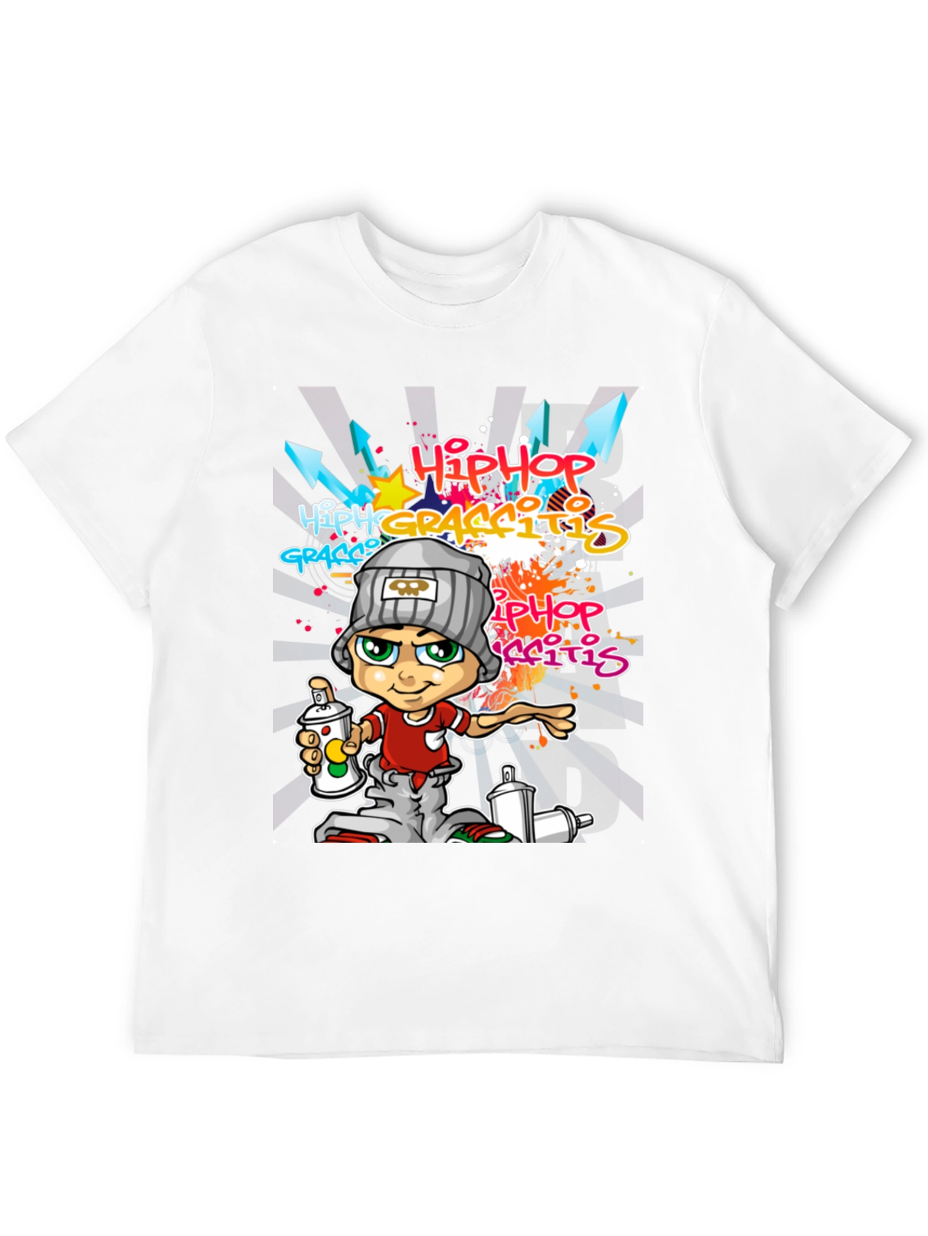 Hip Hop Graffiti Cartoon Tee