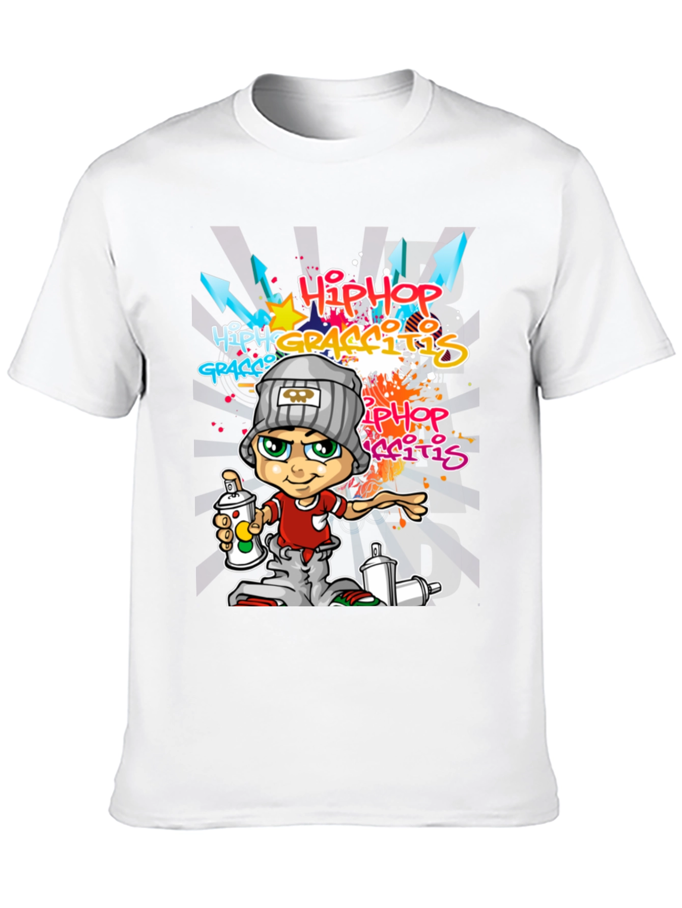 Hip Hop Graffiti Cartoon Tee