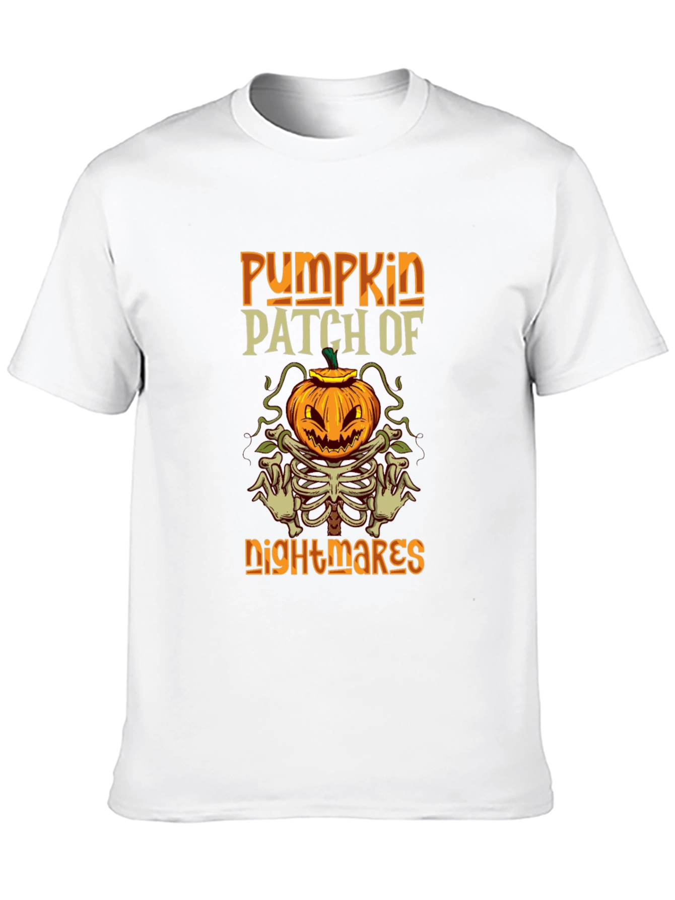 Pumpkin Patch of Nightmares Graphic T-Shirt - Halloween