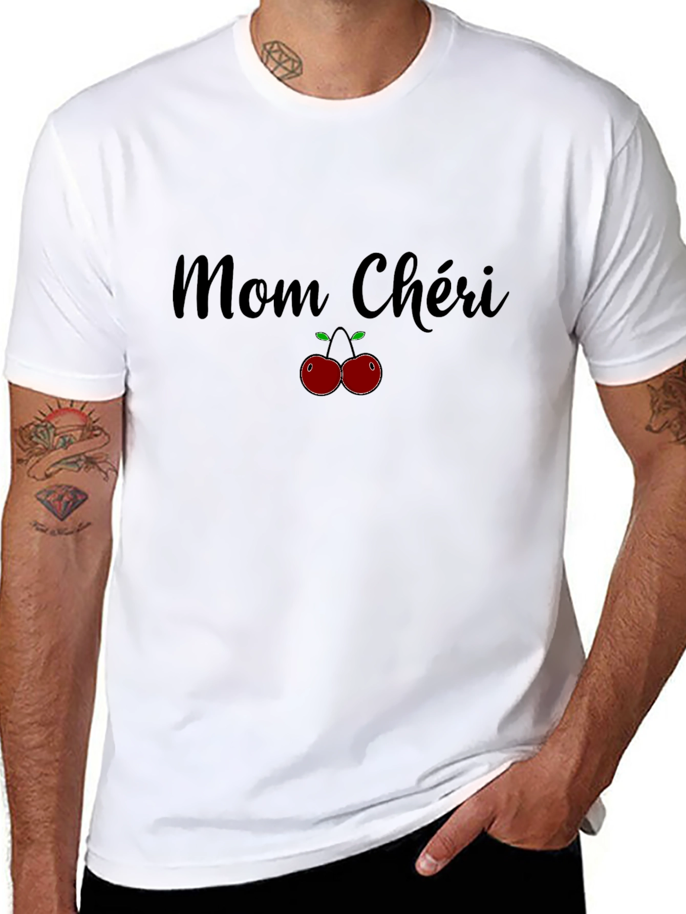 Mom Chéri Cherry Graphic T-Shirt