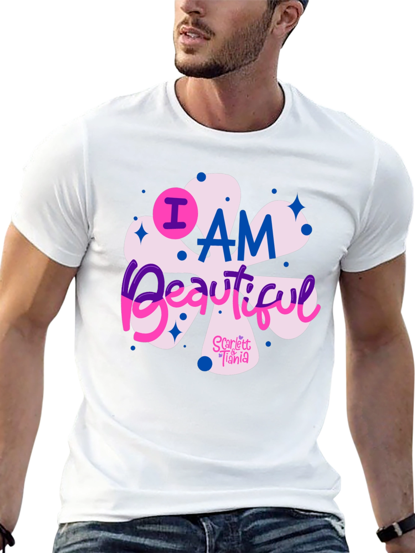 I AM Beautiful Black T-Shirt