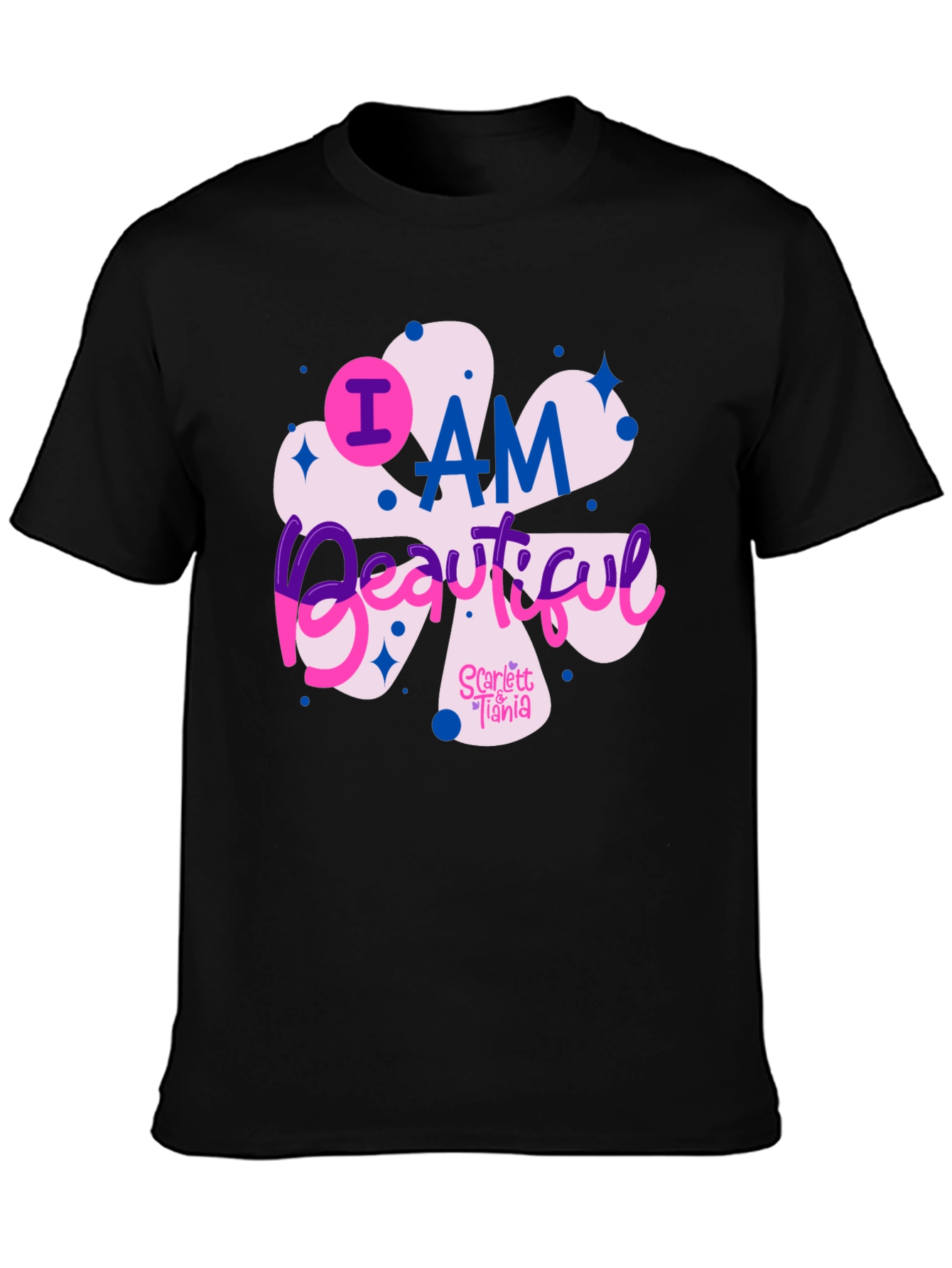 I AM Beautiful Black T-Shirt