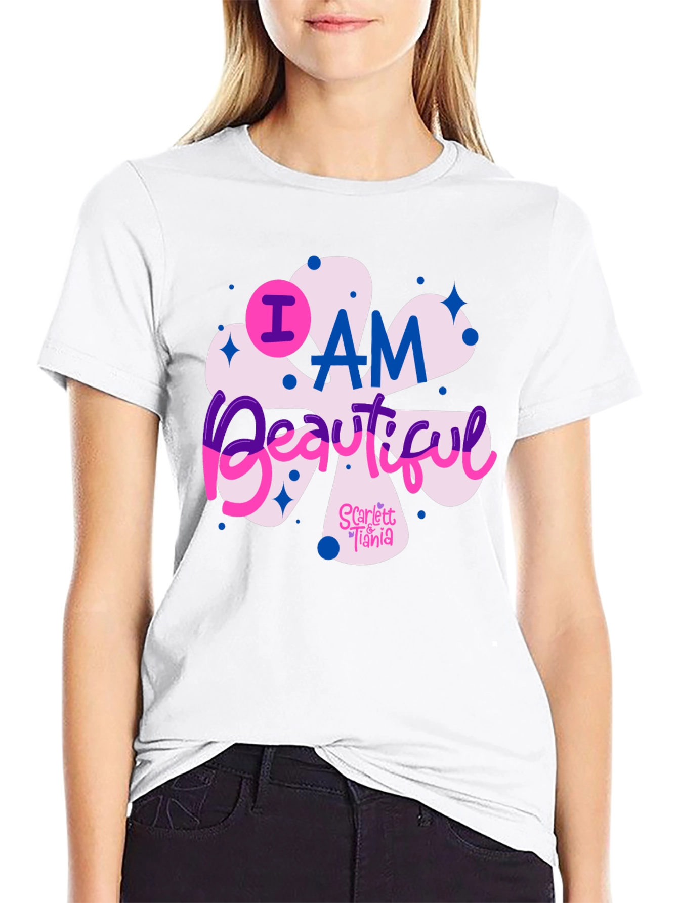 I AM Beautiful Black T-Shirt