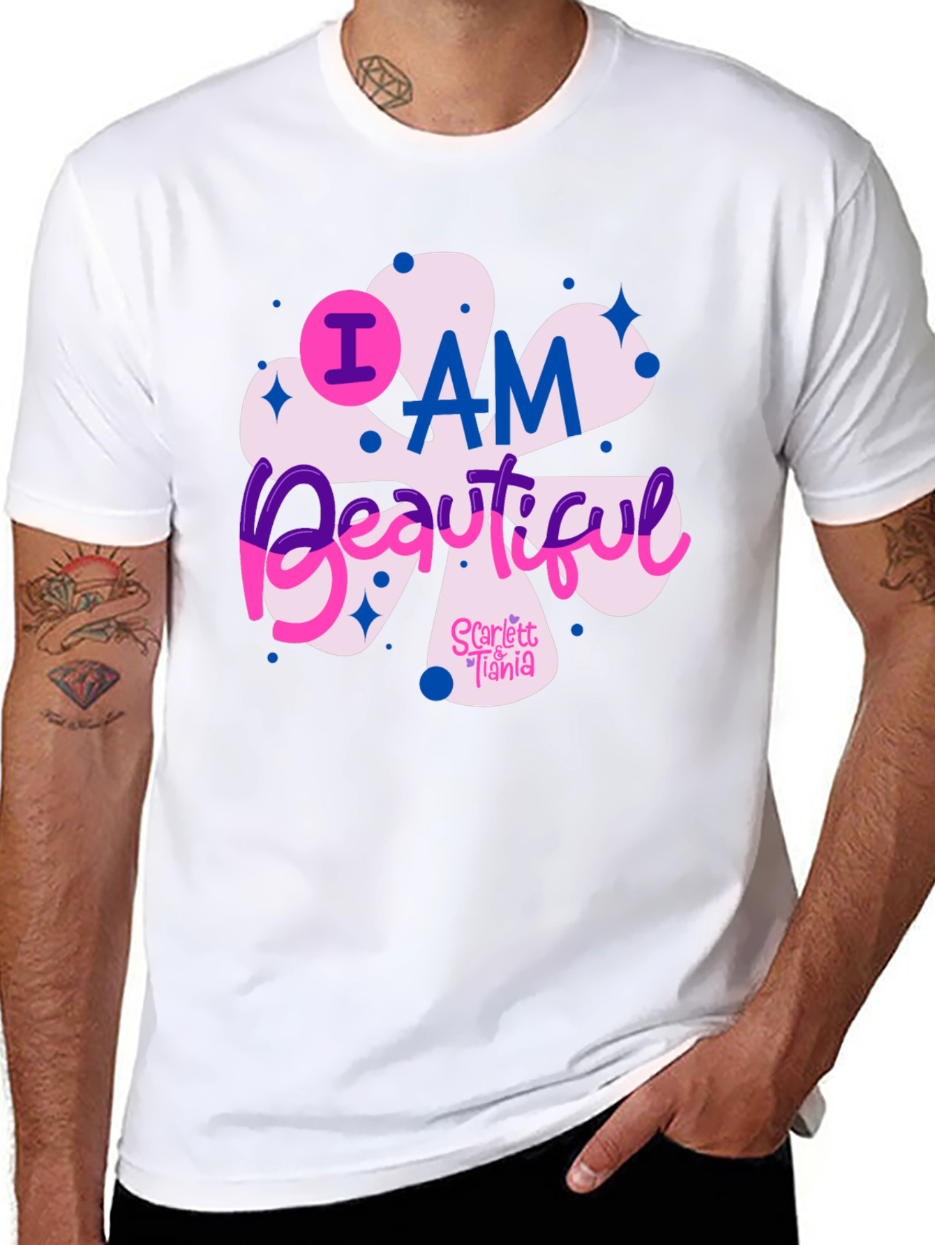 I AM Beautiful Black T-Shirt