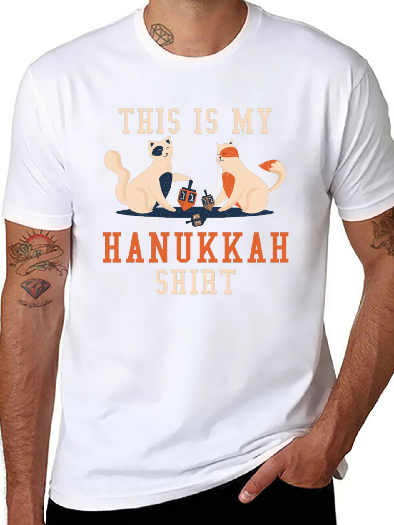 Hanukkah Cats T-Shirt