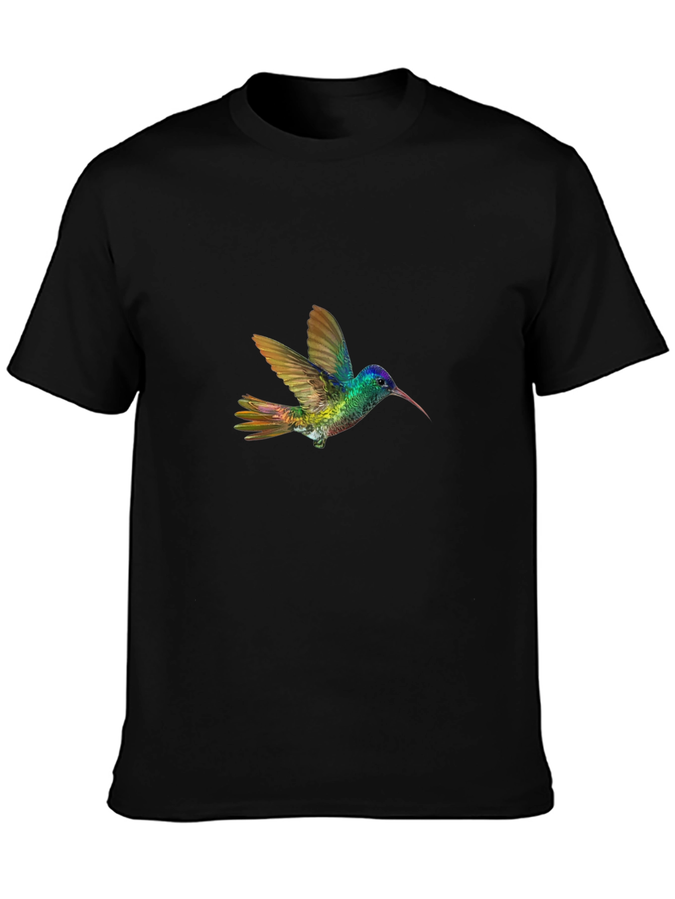 Hummingbird Graphic Black T-Shirt
