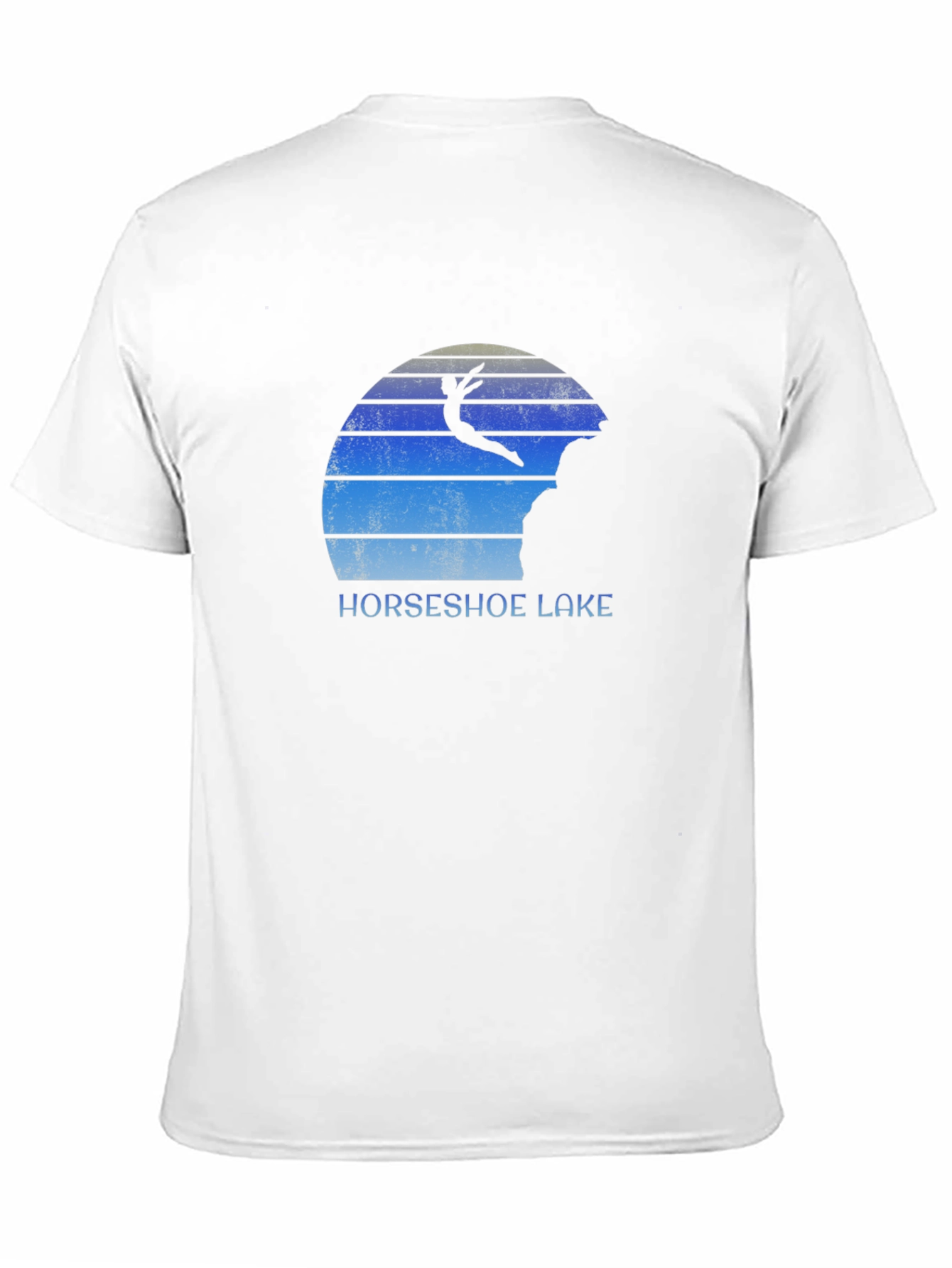Horseshoe Lake Cliff Diver Black T-Shirt