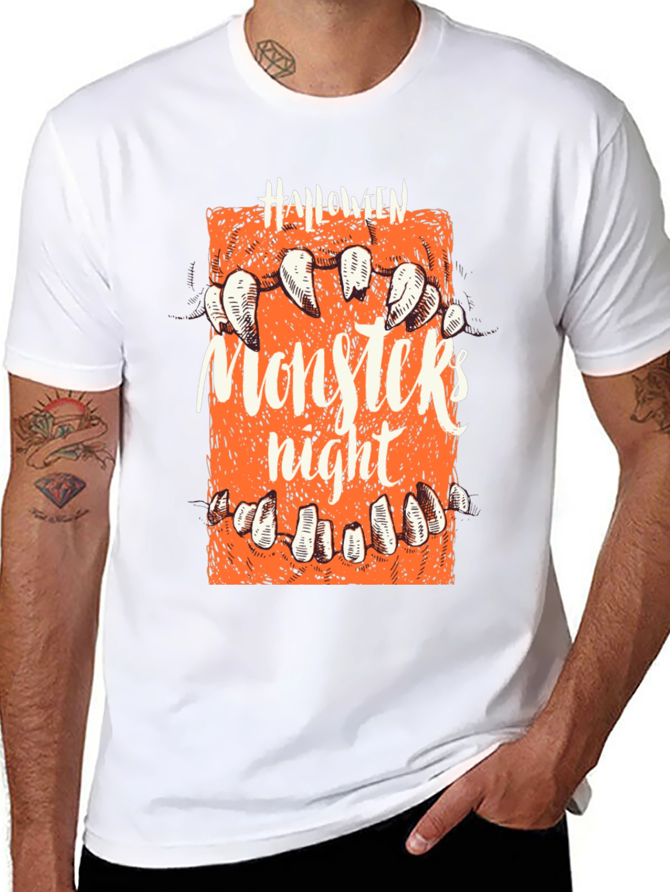 Halloween Monster Night Graphic Tee