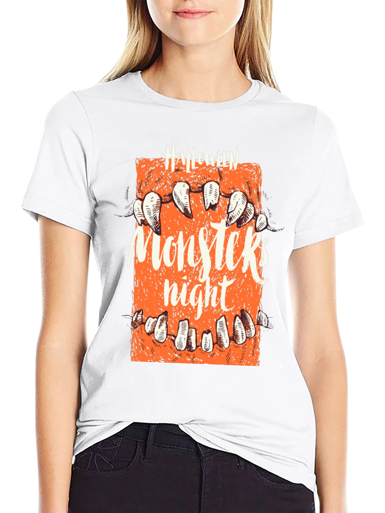 Halloween Monster Night Graphic Tee