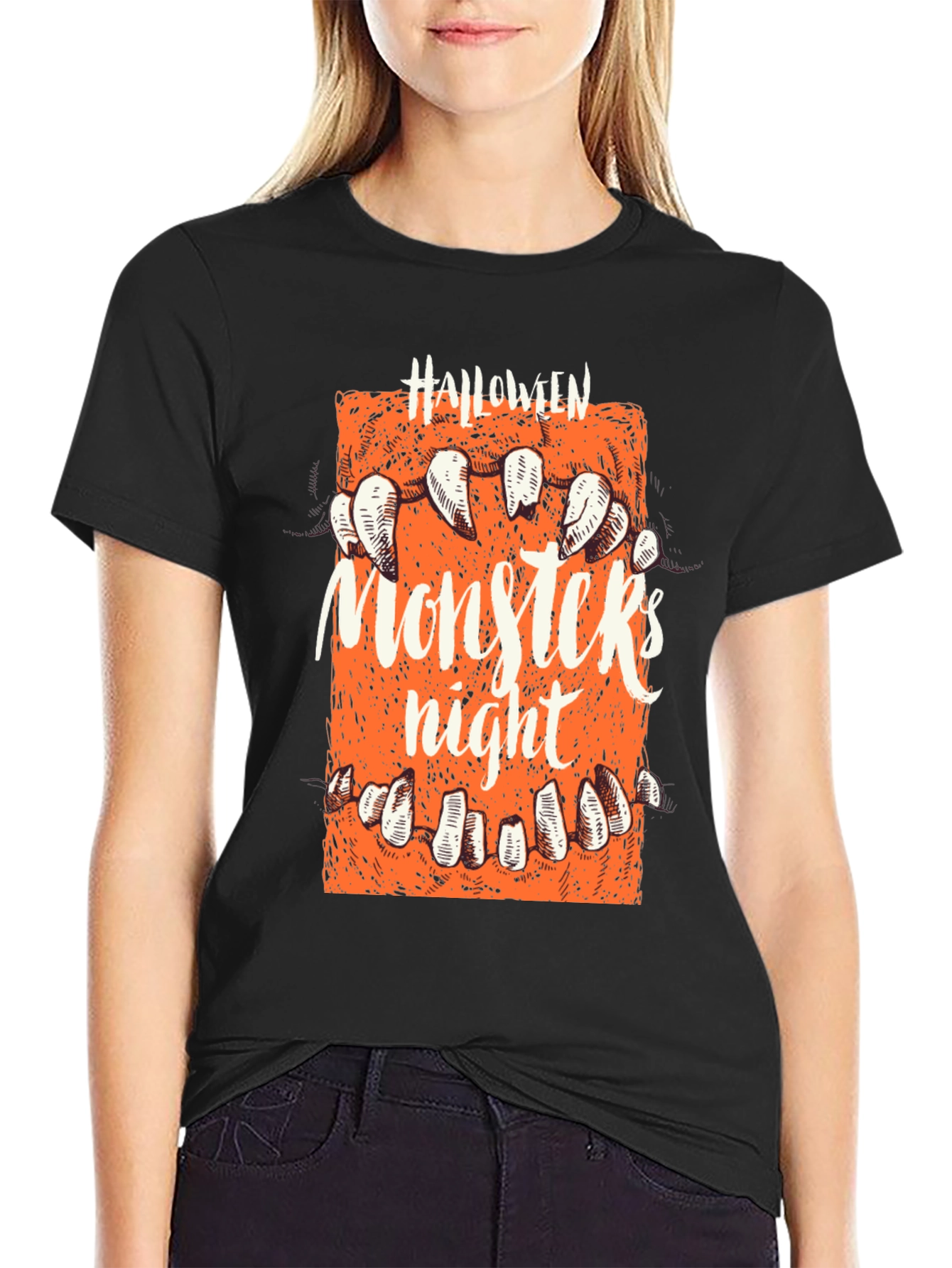 Halloween Monster Night Graphic Tee