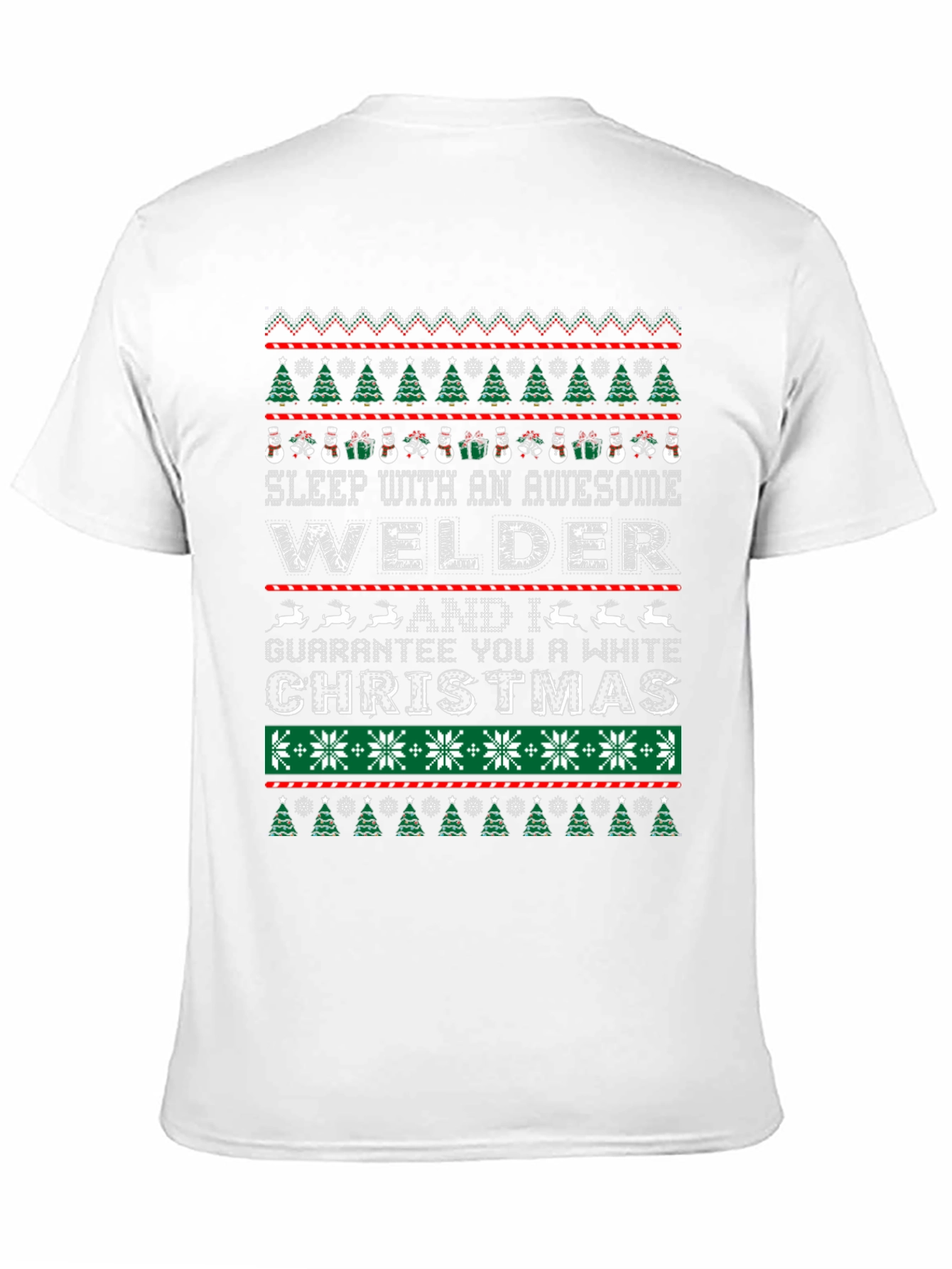 Awesome Welder Christmas Graphic Tee