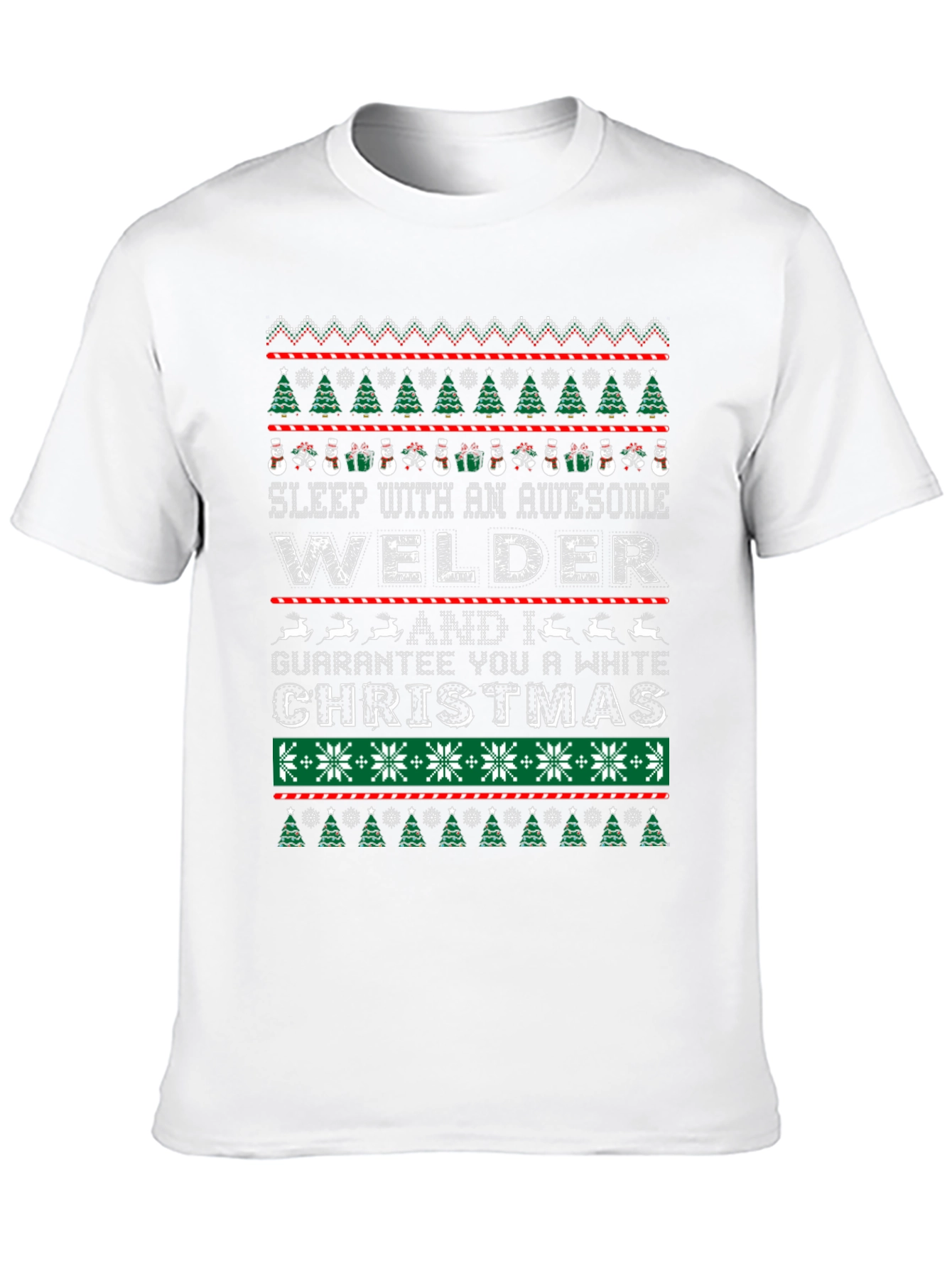 Awesome Welder Christmas Graphic Tee