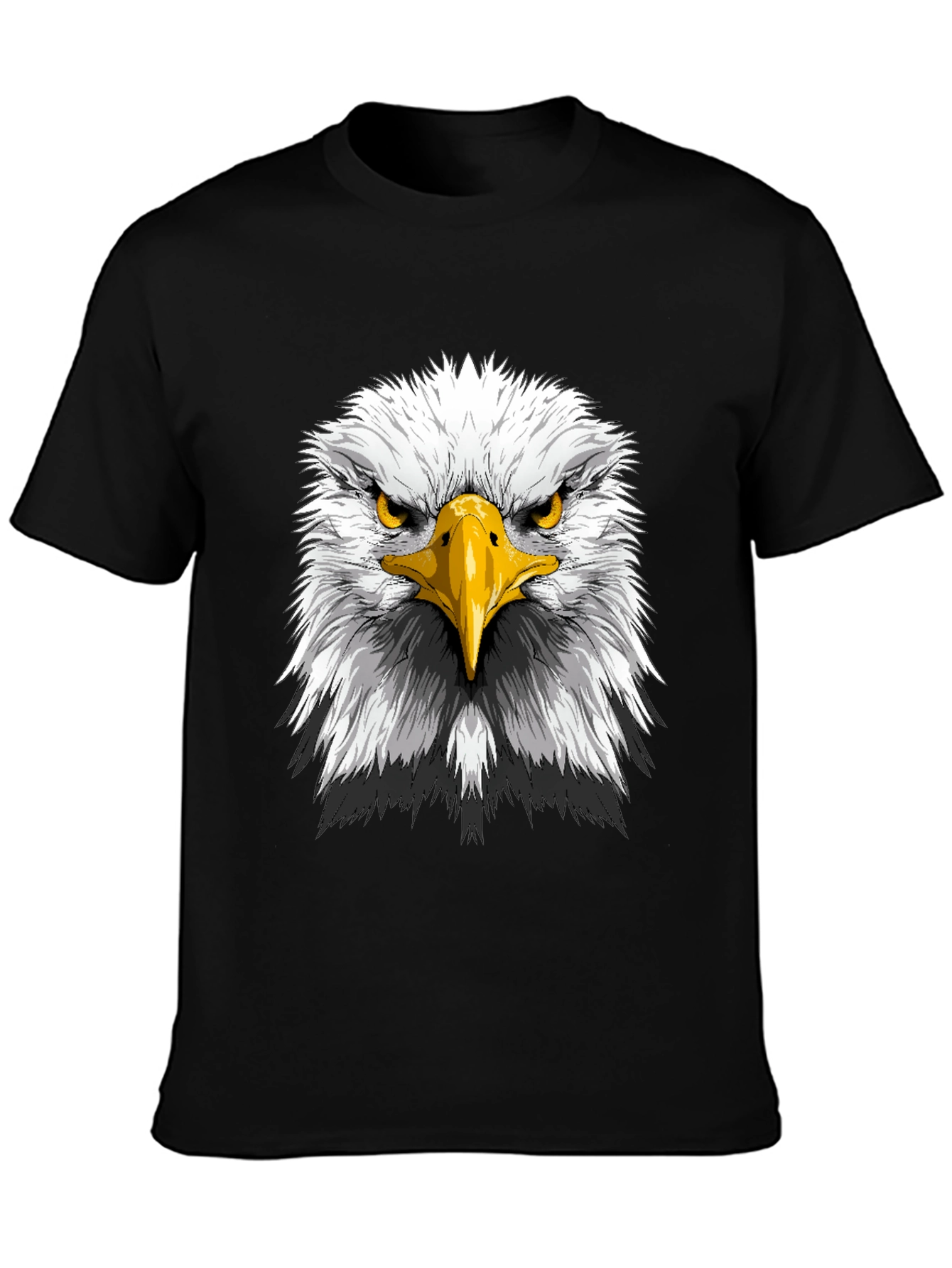 Eagle Head Graphic Tee - Patriotic Mens T-Shirt