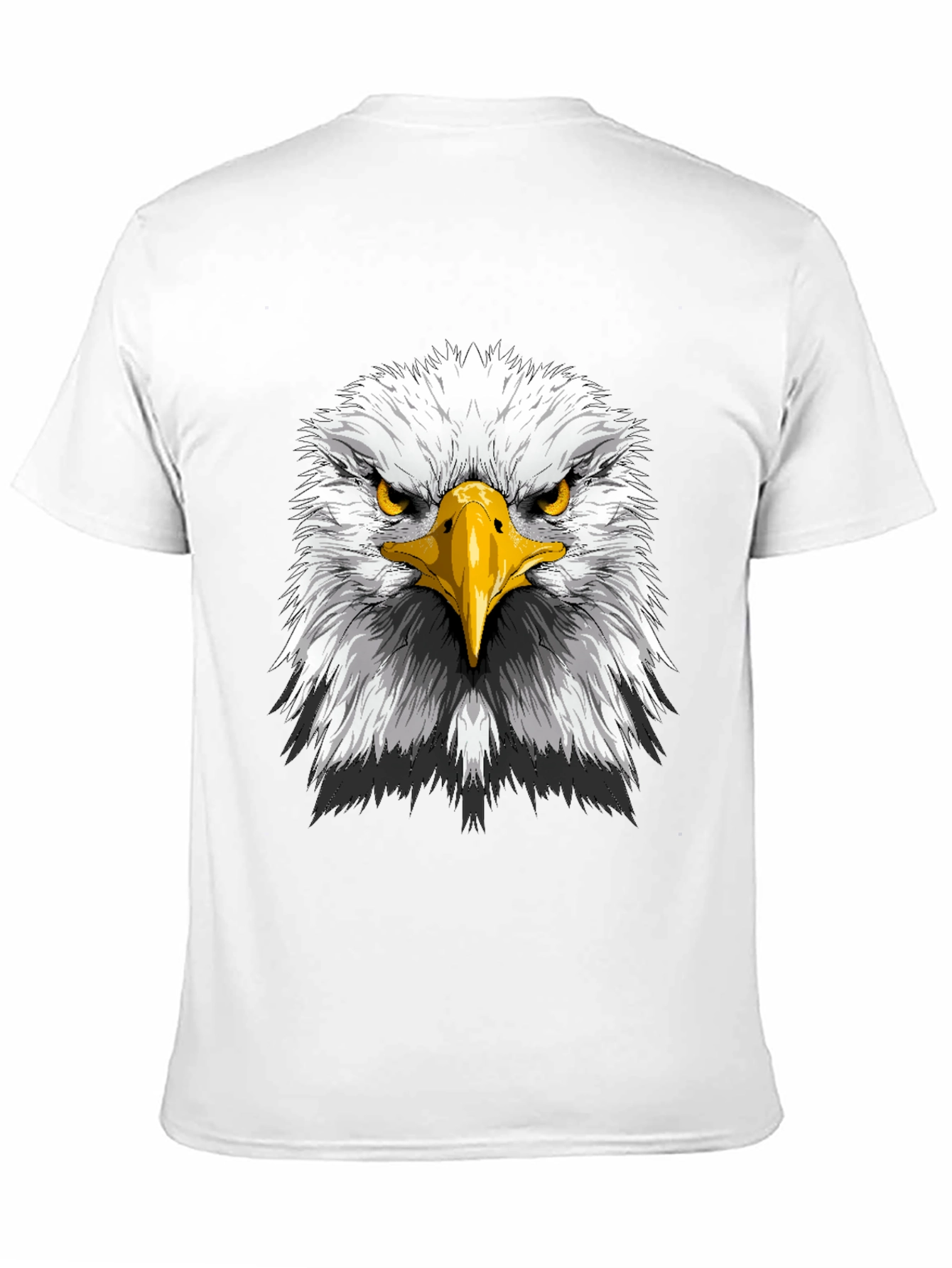 Eagle Head Graphic Tee - Patriotic Mens T-Shirt