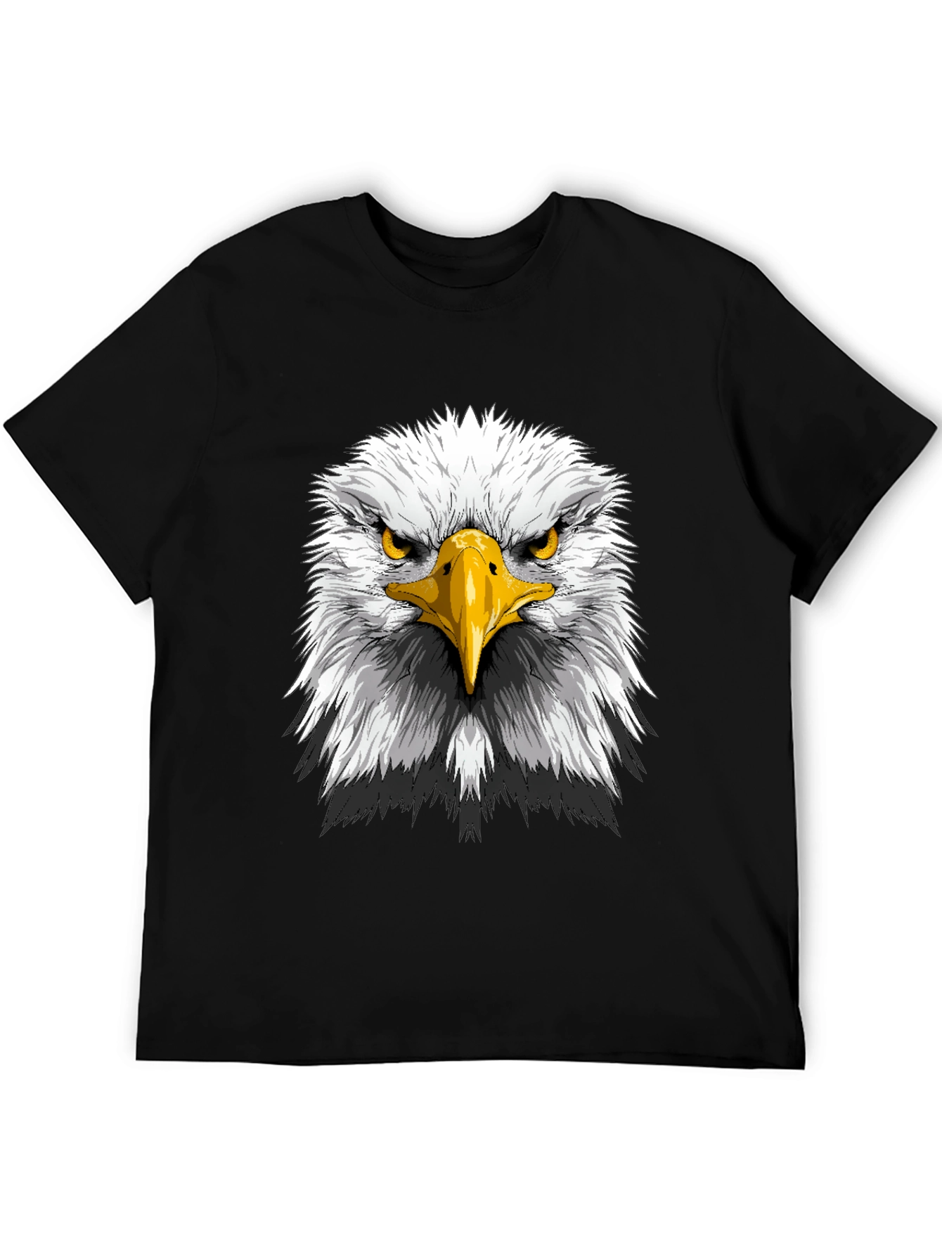 Eagle Head Graphic Tee - Patriotic Mens T-Shirt