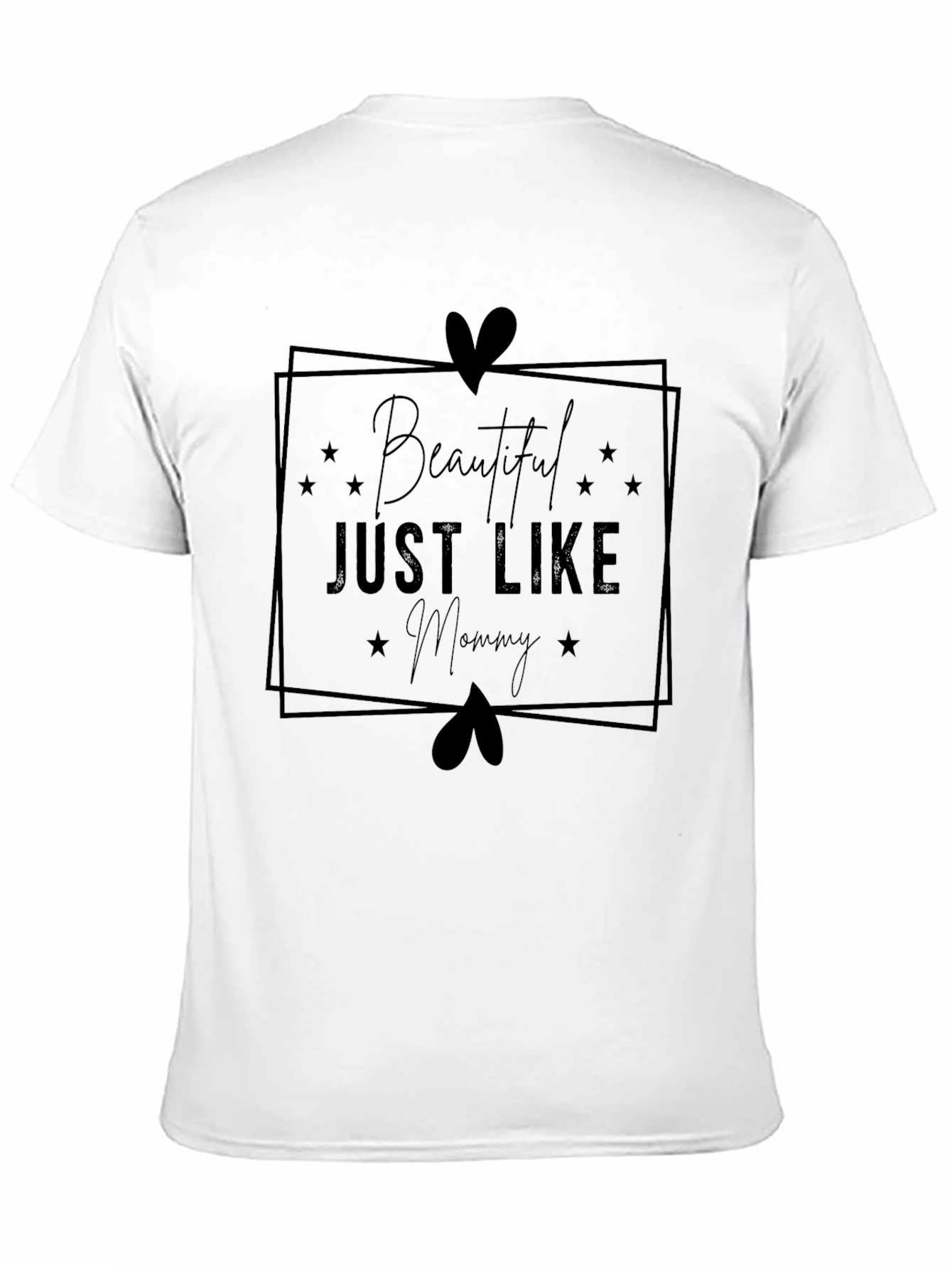 Beautiful Just Like Mommy Black T-Shirt
