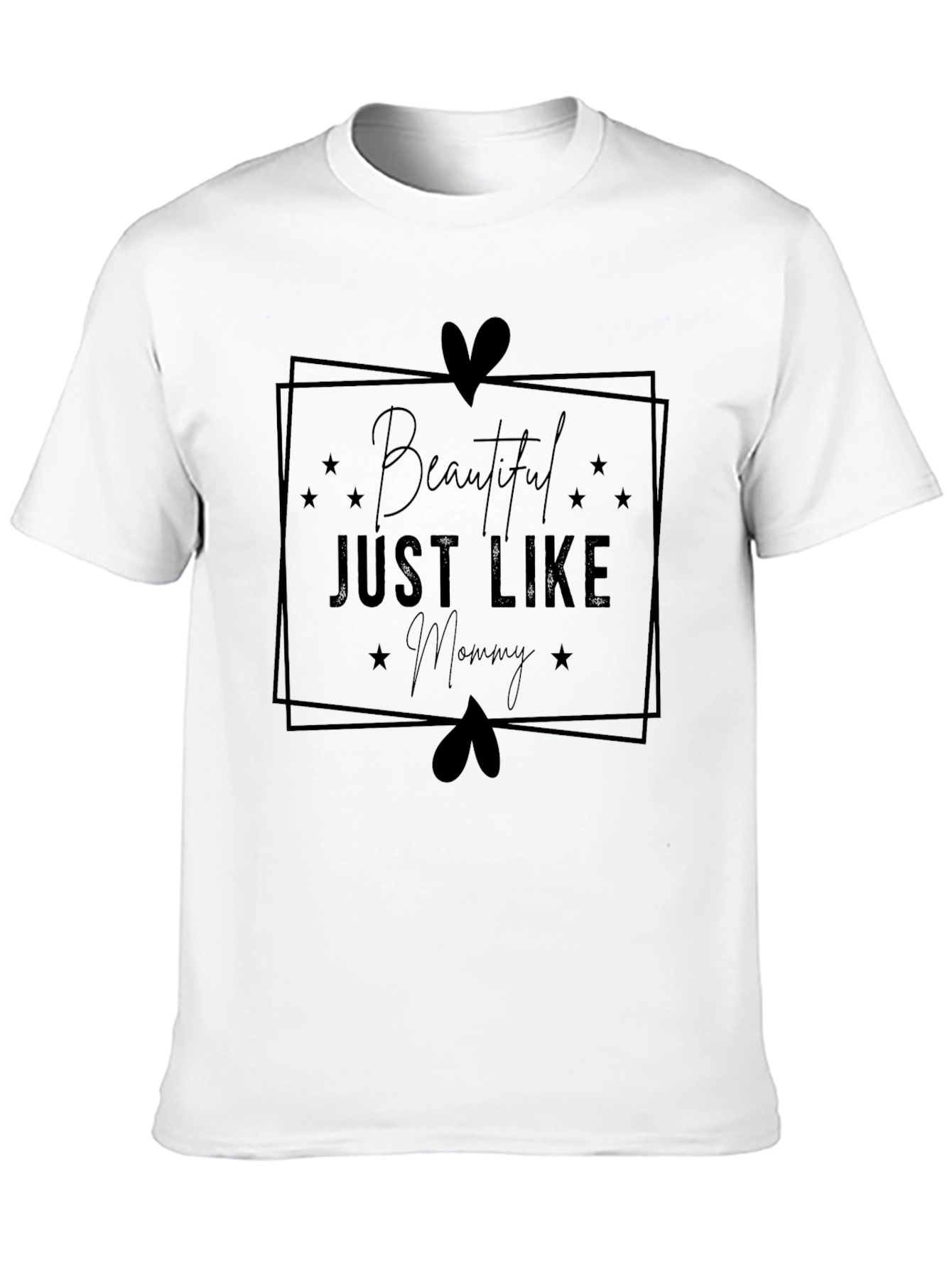 Beautiful Just Like Mommy Black T-Shirt