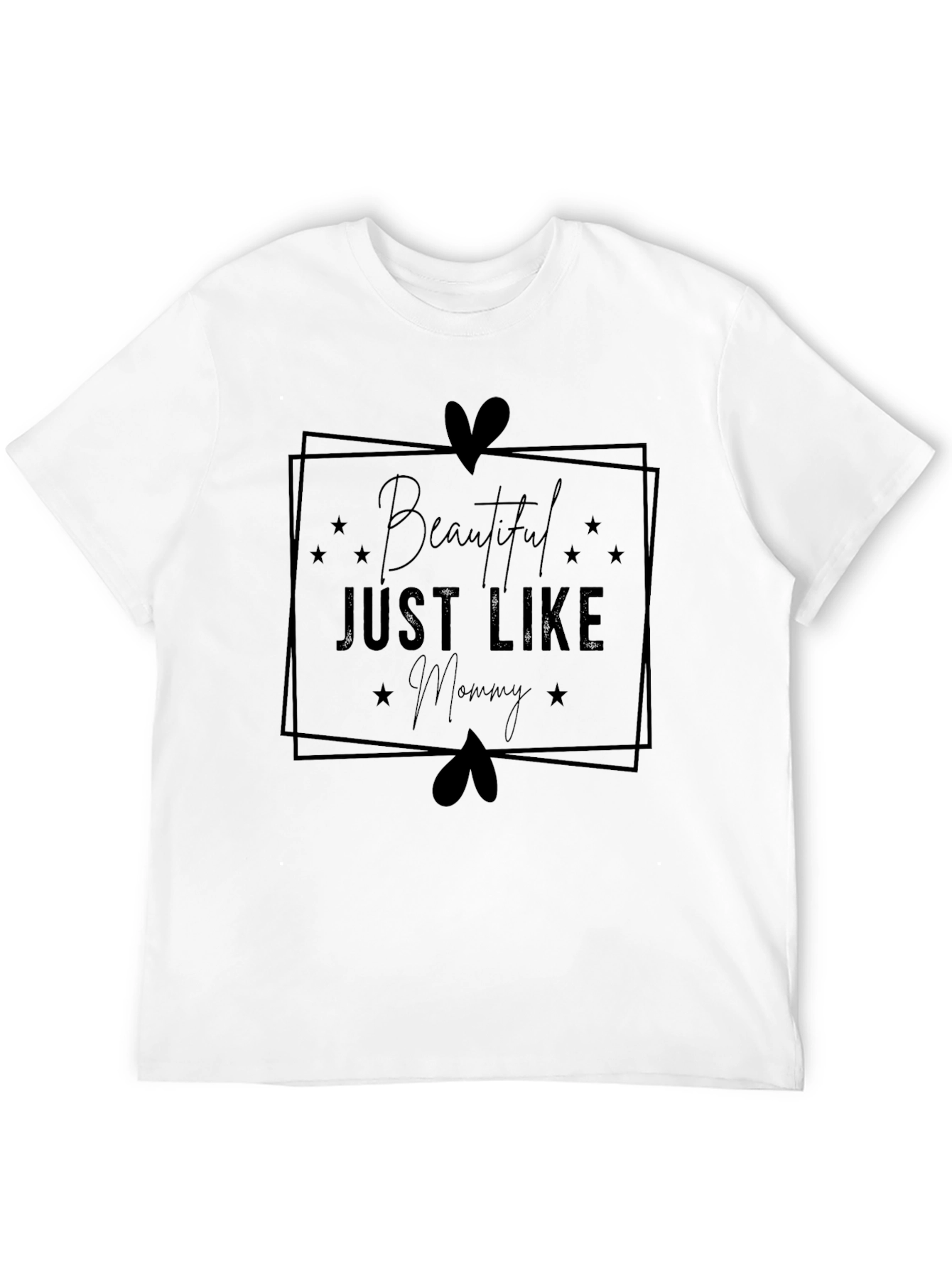 Beautiful Just Like Mommy Black T-Shirt