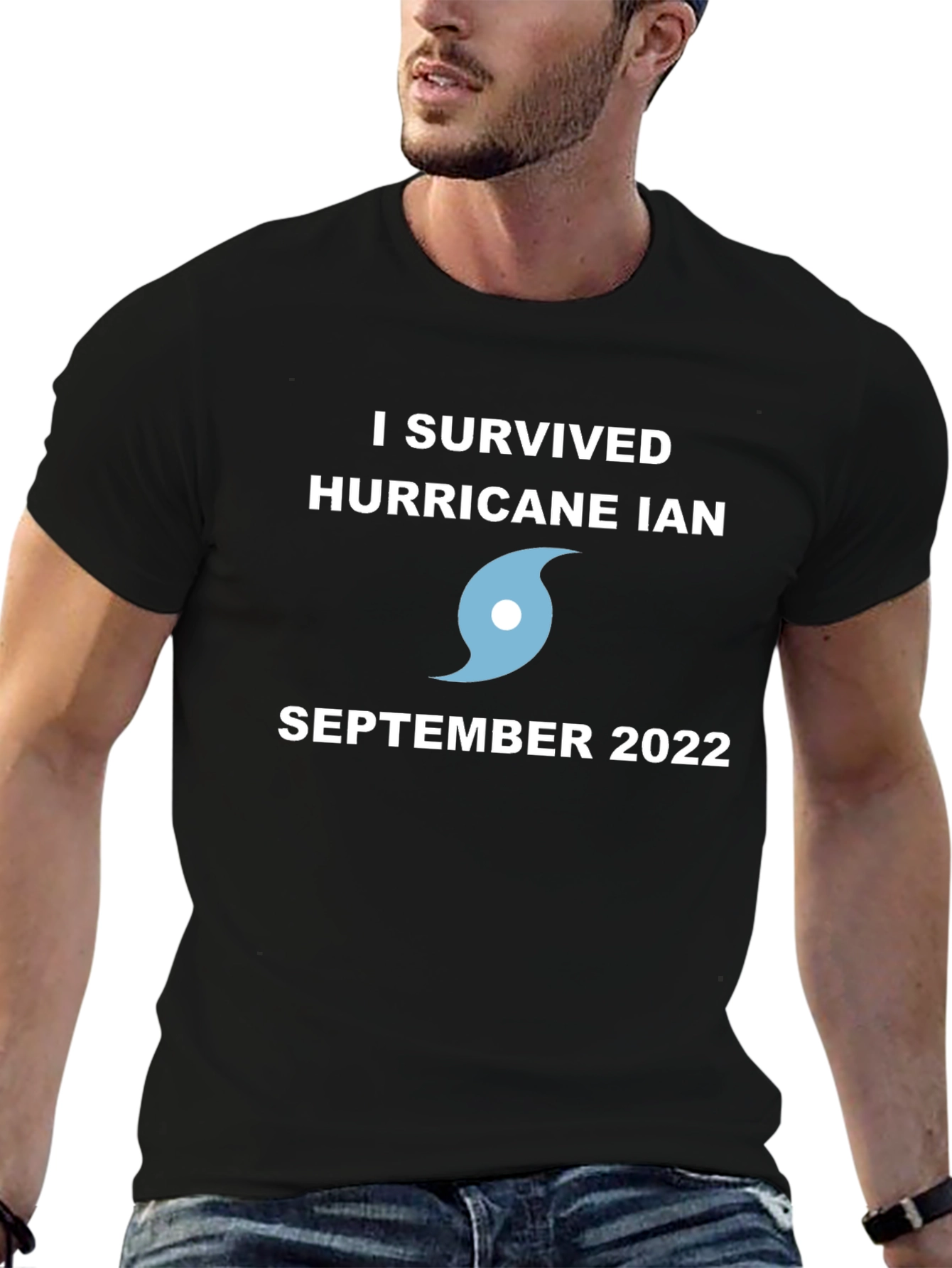 I Survived Hurricane Ian Black T-Shirt
