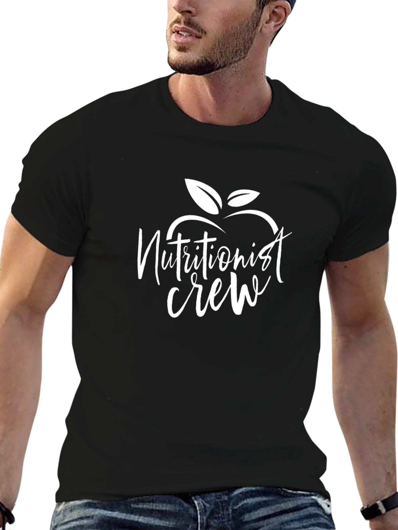 Nutritionist Crew Black T-Shirt