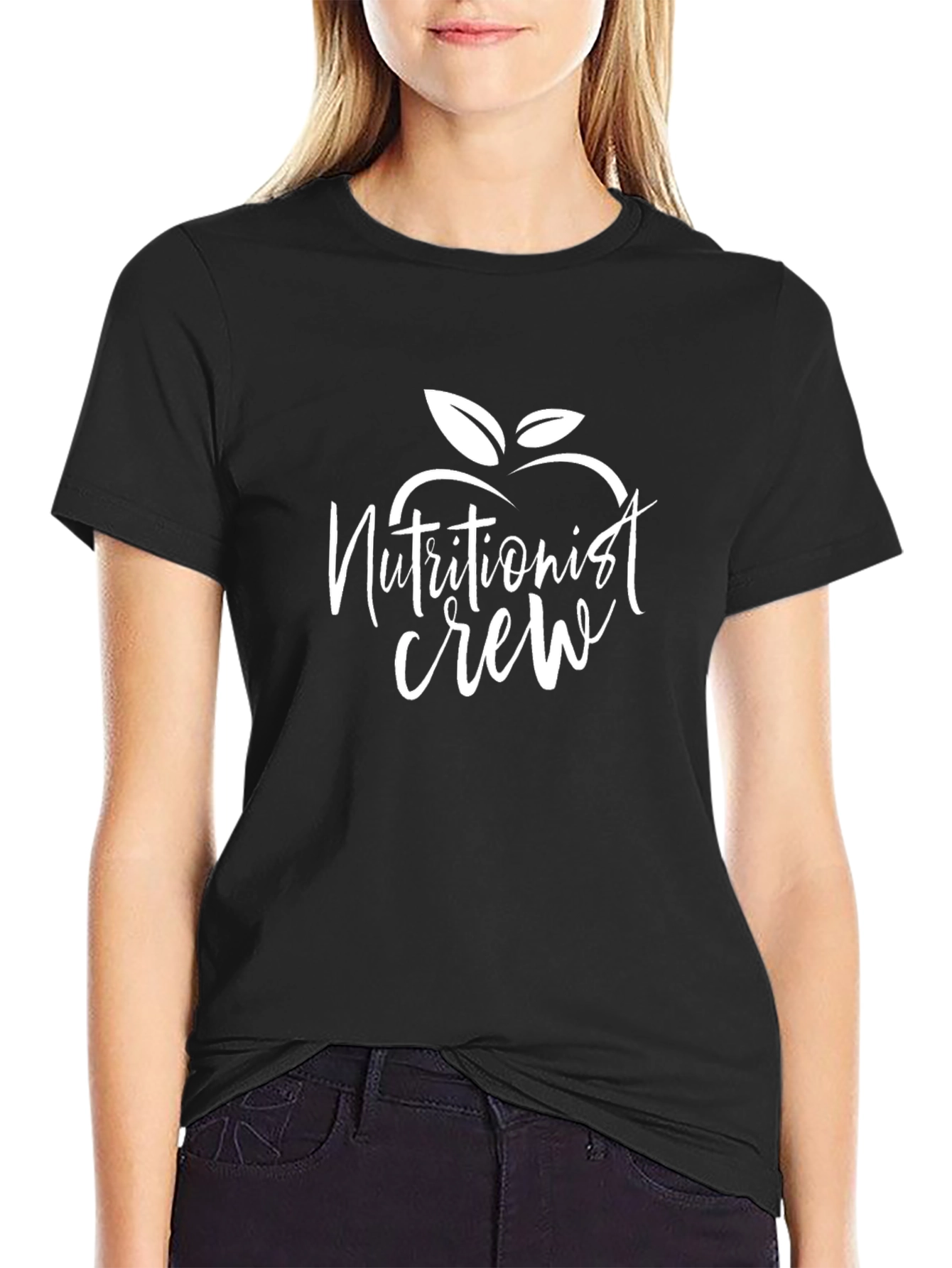 Nutritionist Crew Black T-Shirt