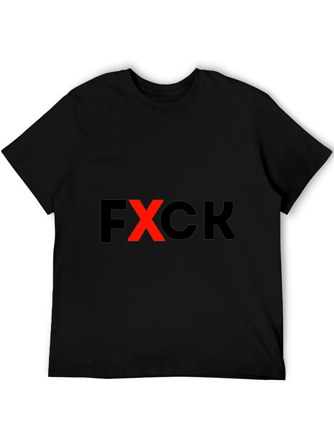 FXCK Graphic Tee - Edgy Black T-Shirt