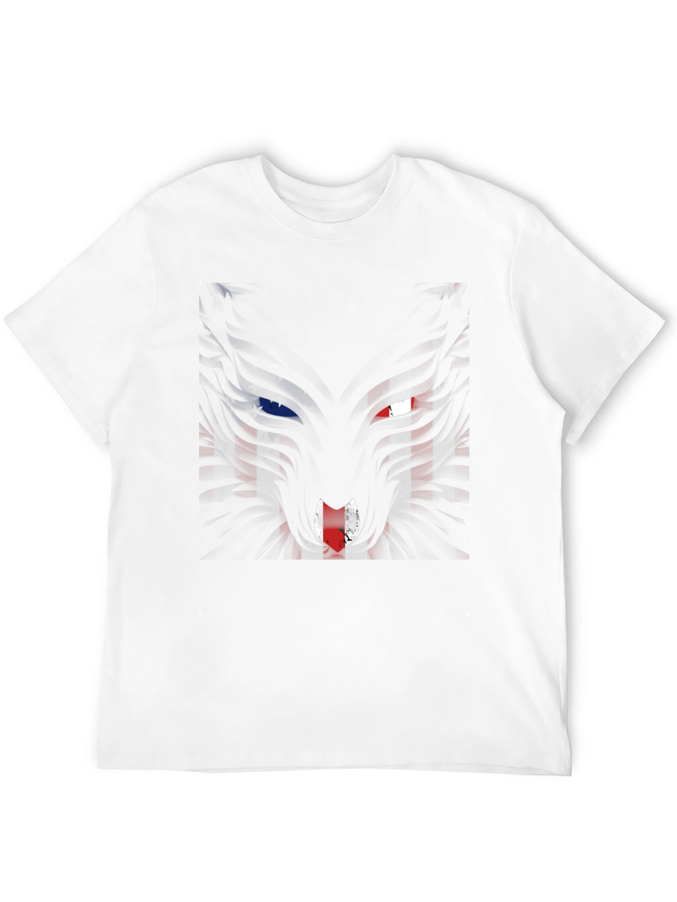 Patriotic Wolf Graphic Tee