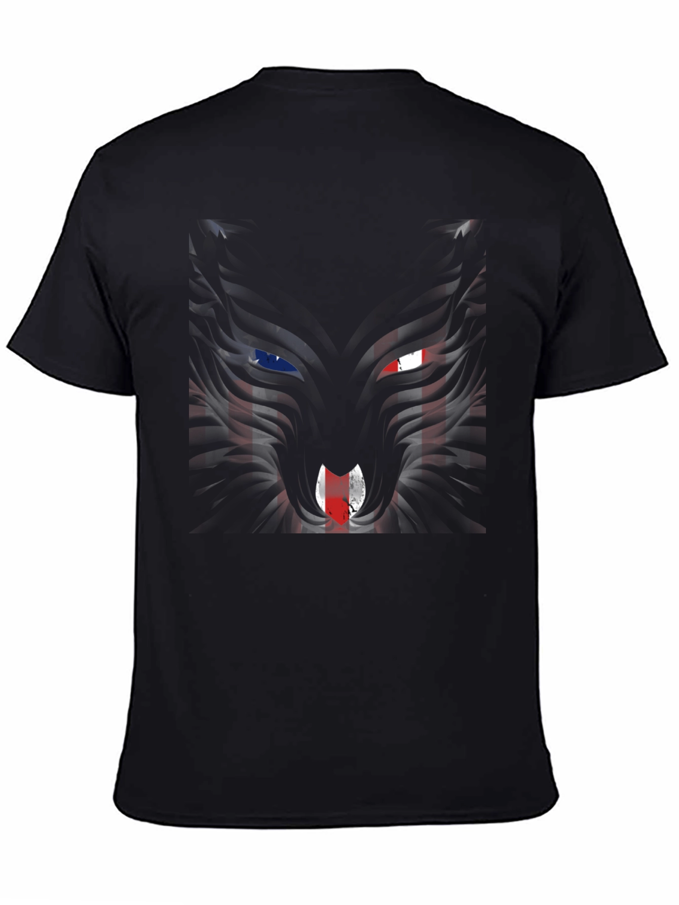Patriotic Wolf Graphic Tee