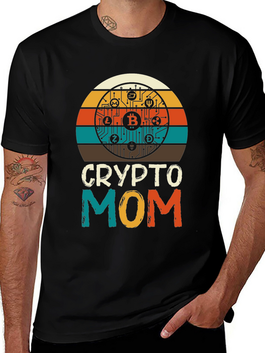 Crypto Mom T-Shirt - Bitcoin Lover Gift