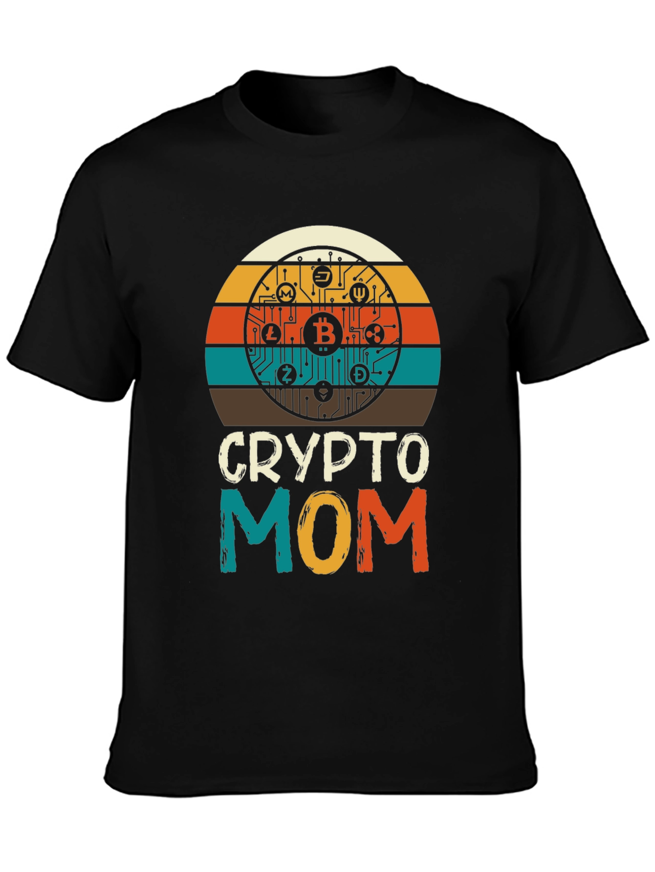 Crypto Mom T-Shirt - Bitcoin Lover Gift