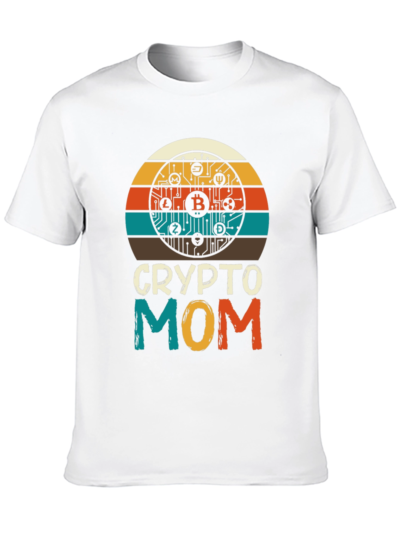 Crypto Mom T-Shirt - Bitcoin Lover Gift