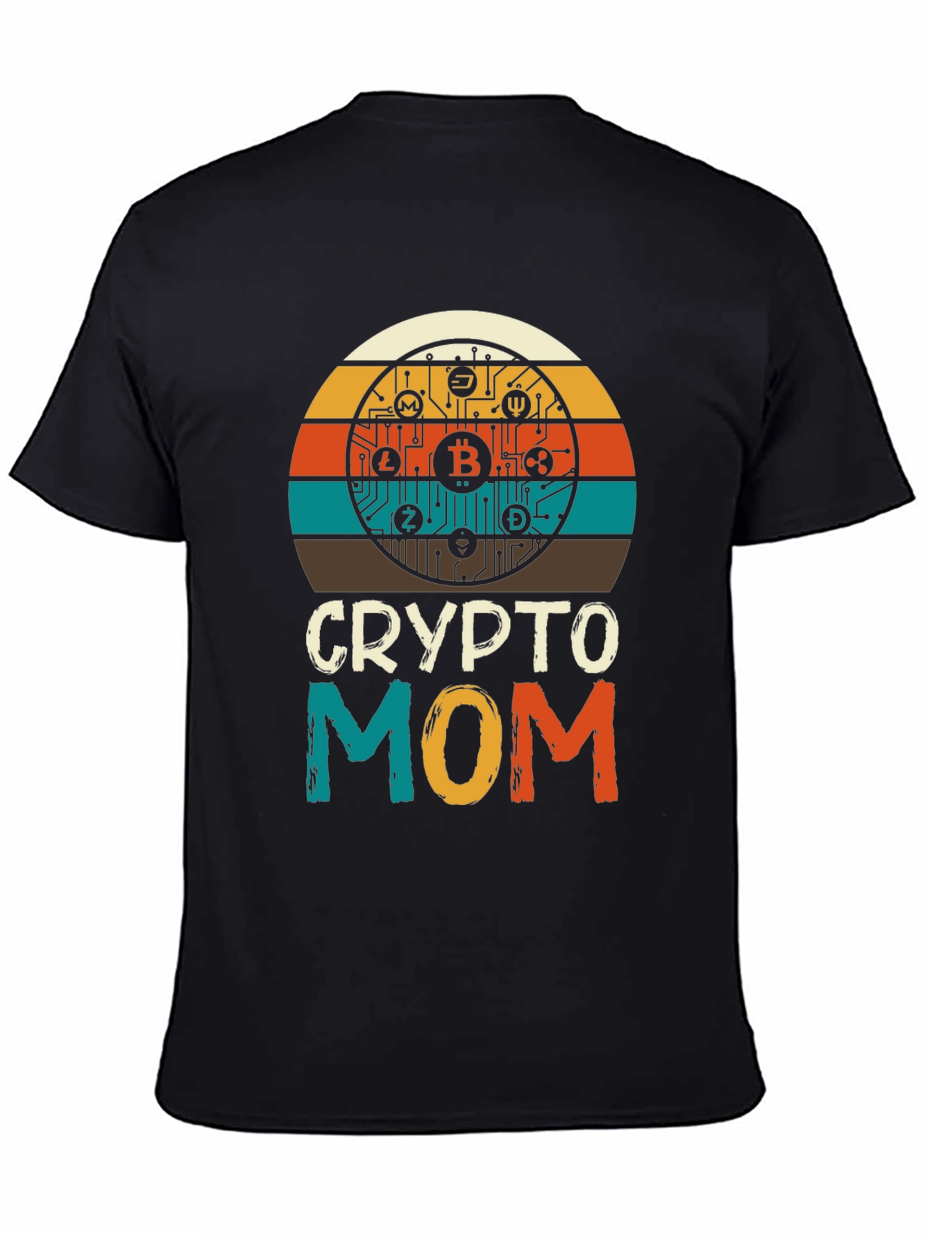 Crypto Mom T-Shirt - Bitcoin Lover Gift