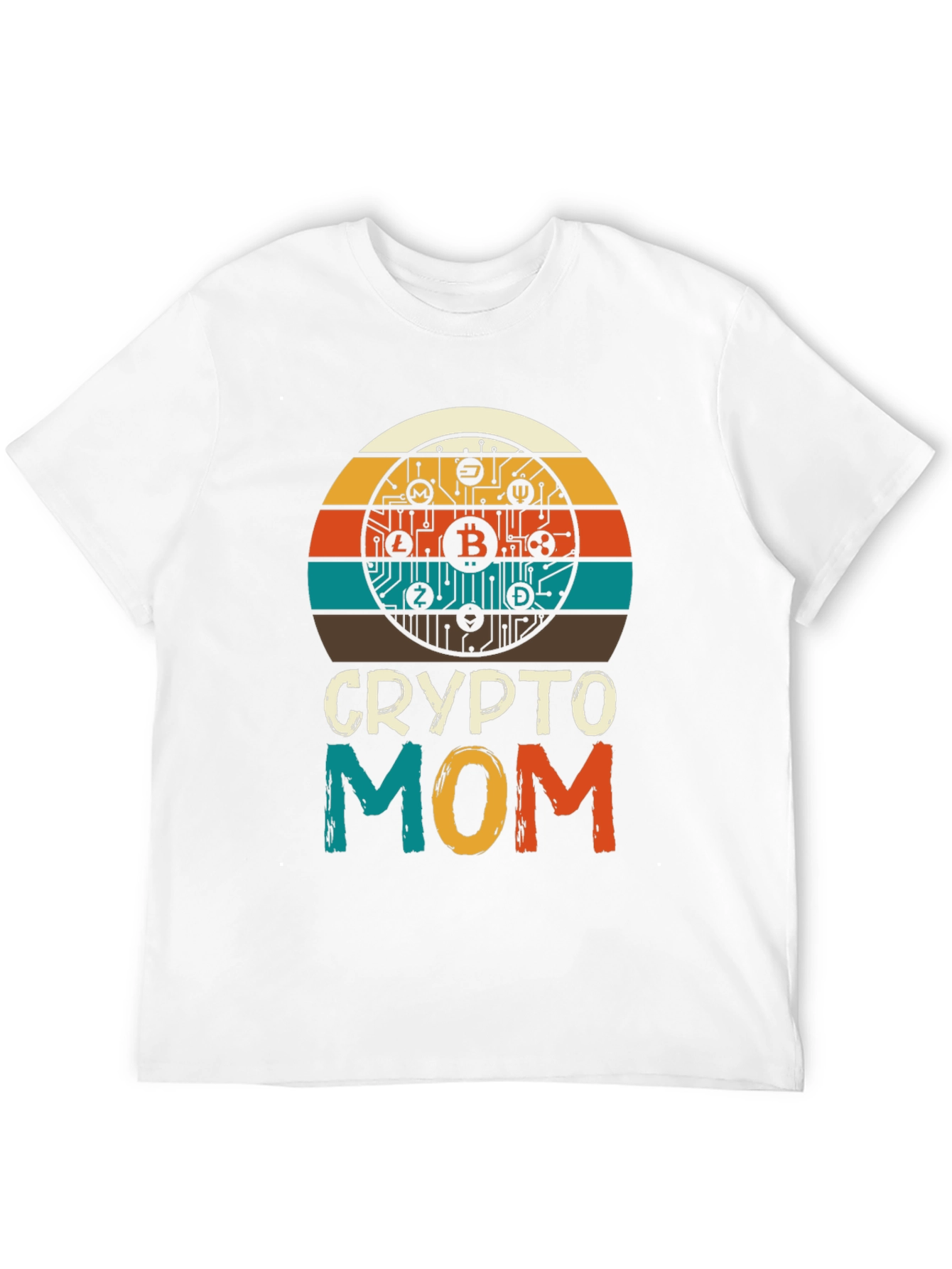 Crypto Mom T-Shirt - Bitcoin Lover Gift