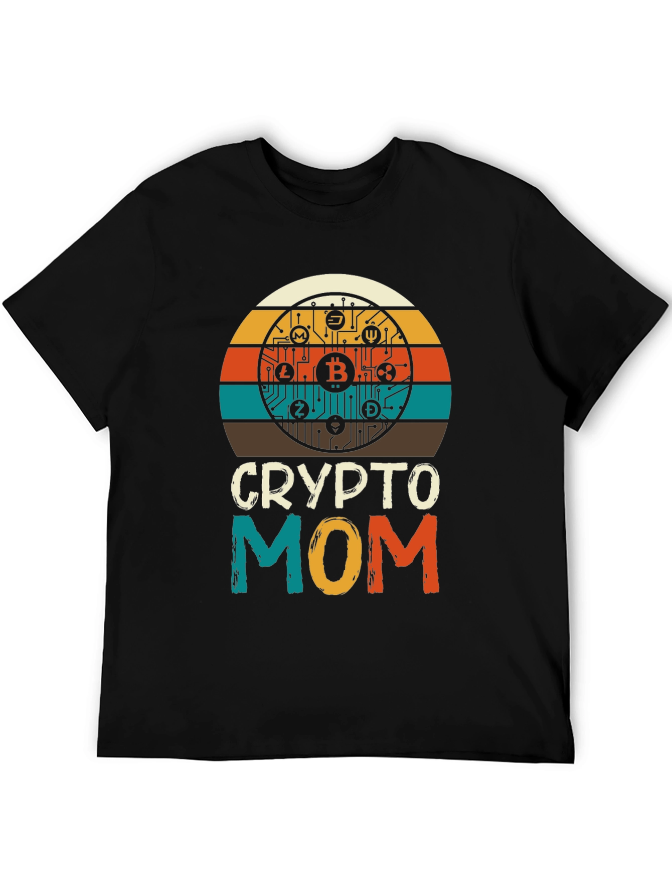 Crypto Mom T-Shirt - Bitcoin Lover Gift