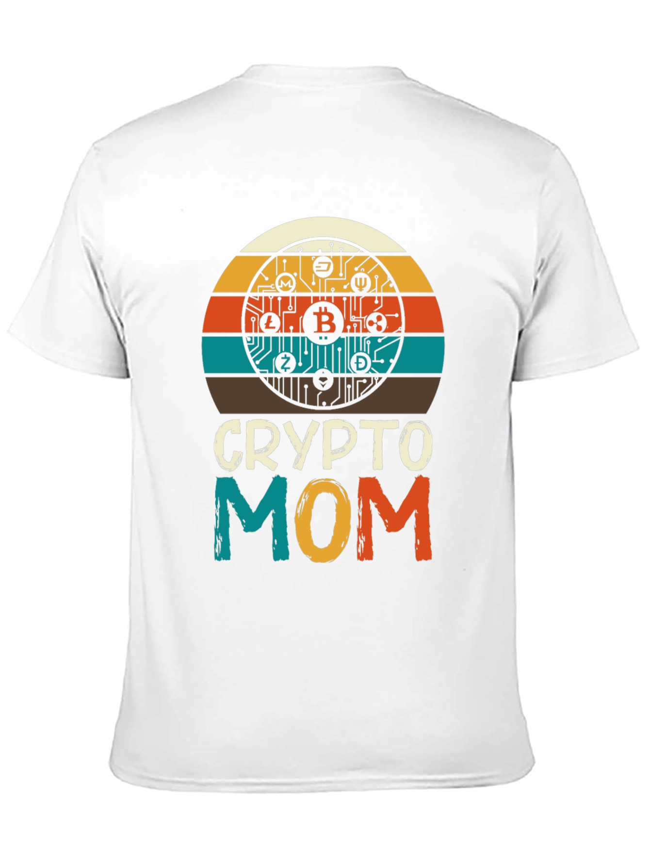 Crypto Mom T-Shirt - Bitcoin Lover Gift