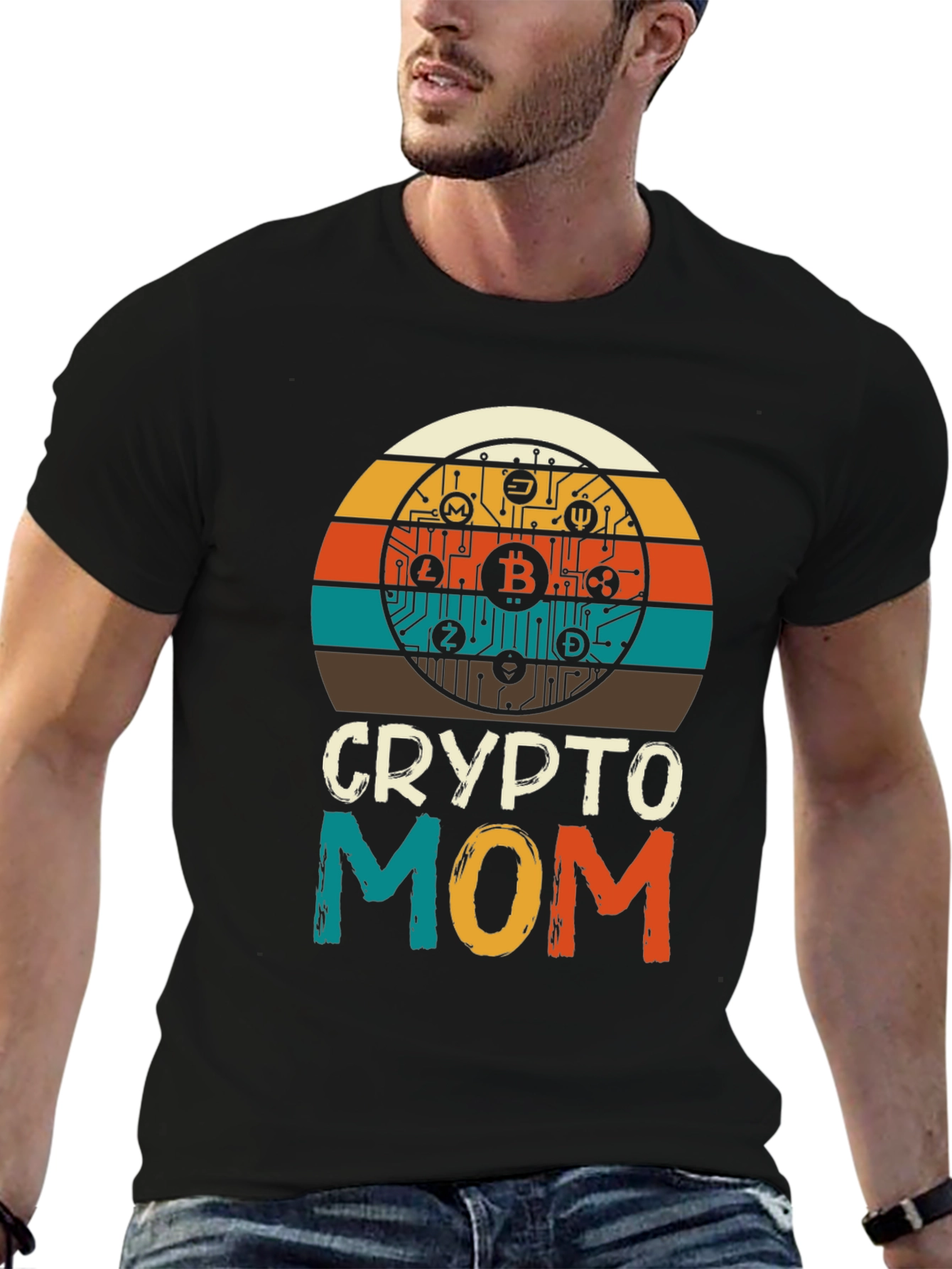 Crypto Mom T-Shirt - Bitcoin Lover Gift