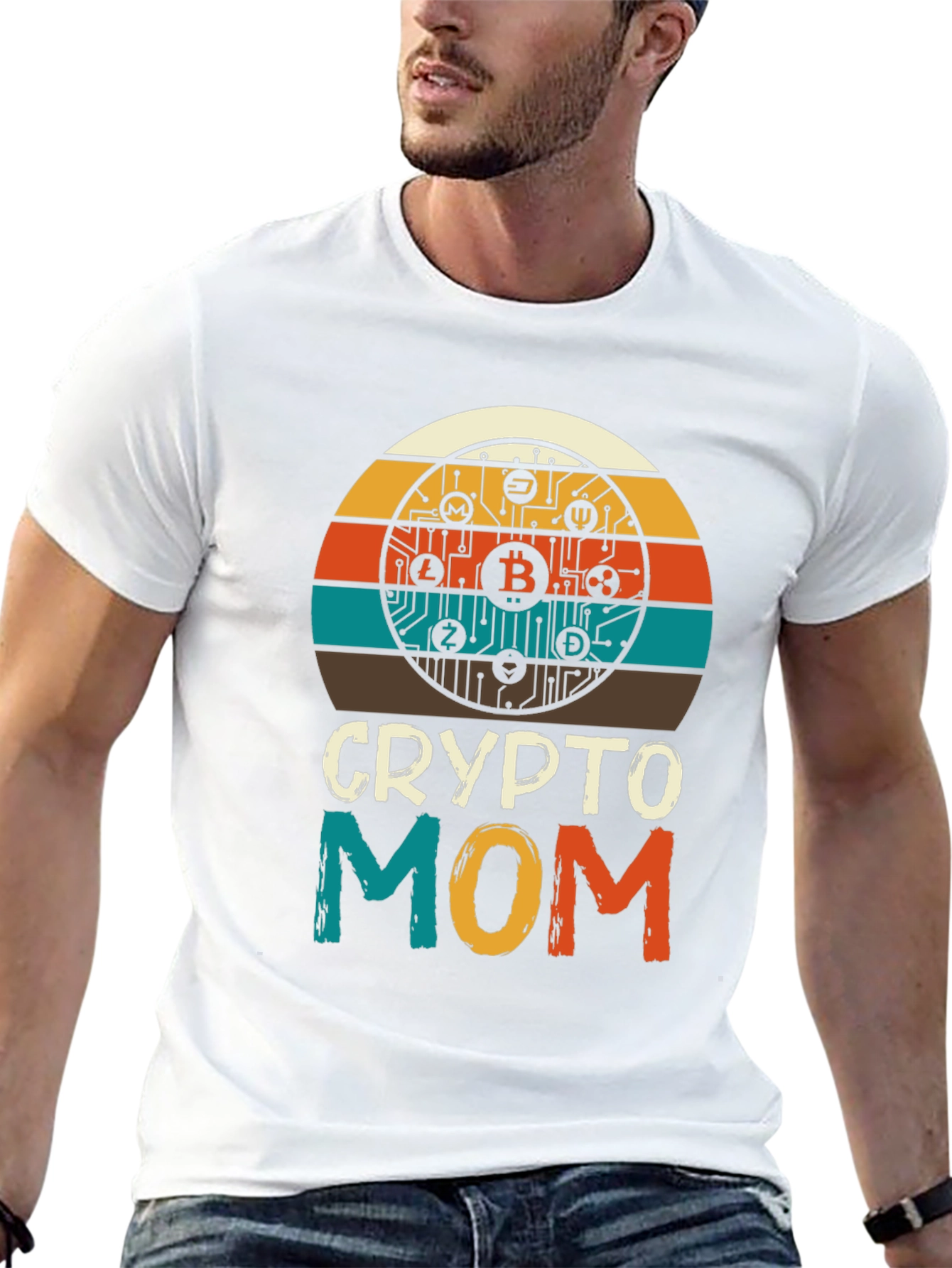Crypto Mom T-Shirt - Bitcoin Lover Gift