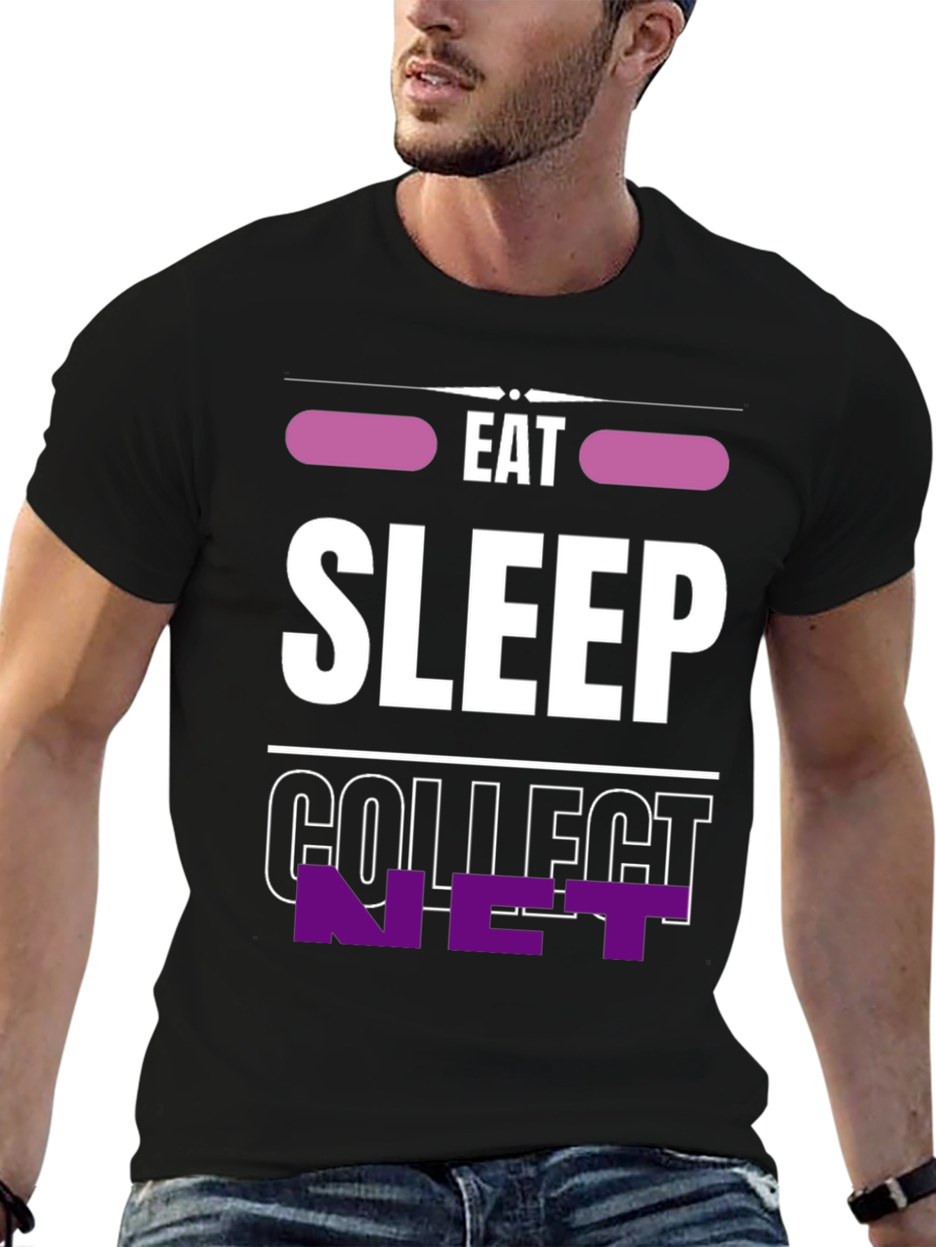 Eat Sleep Collect NFT T-Shirt - Cool Crypto Tee