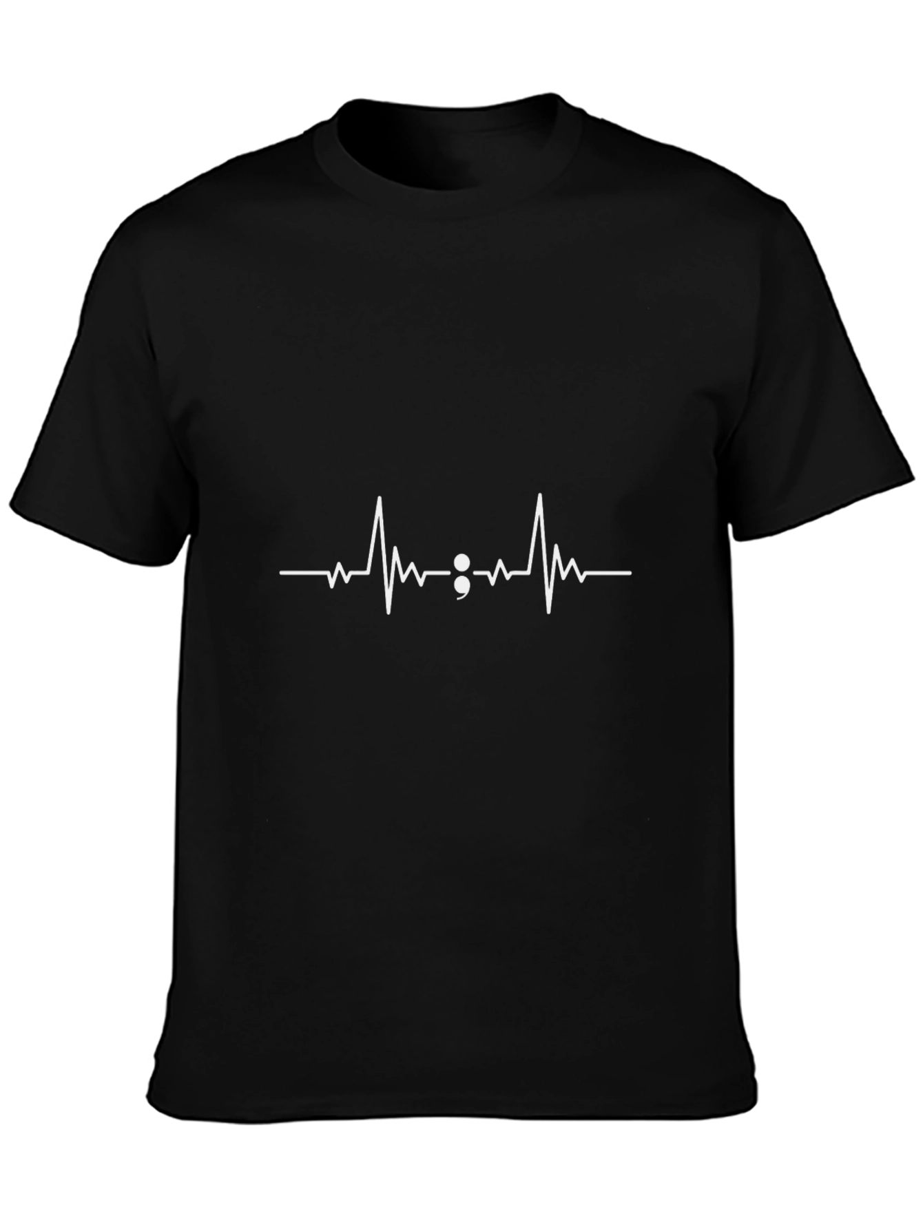 Semicolon Heartbeat Graphic Tee