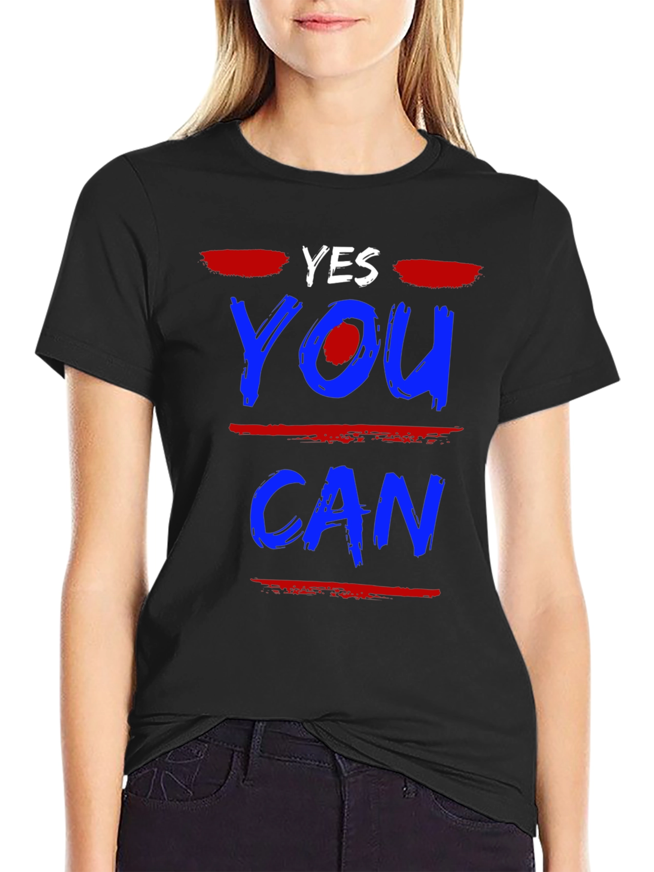 Yes You Can Graphic Tee - Motivational T-Shirt