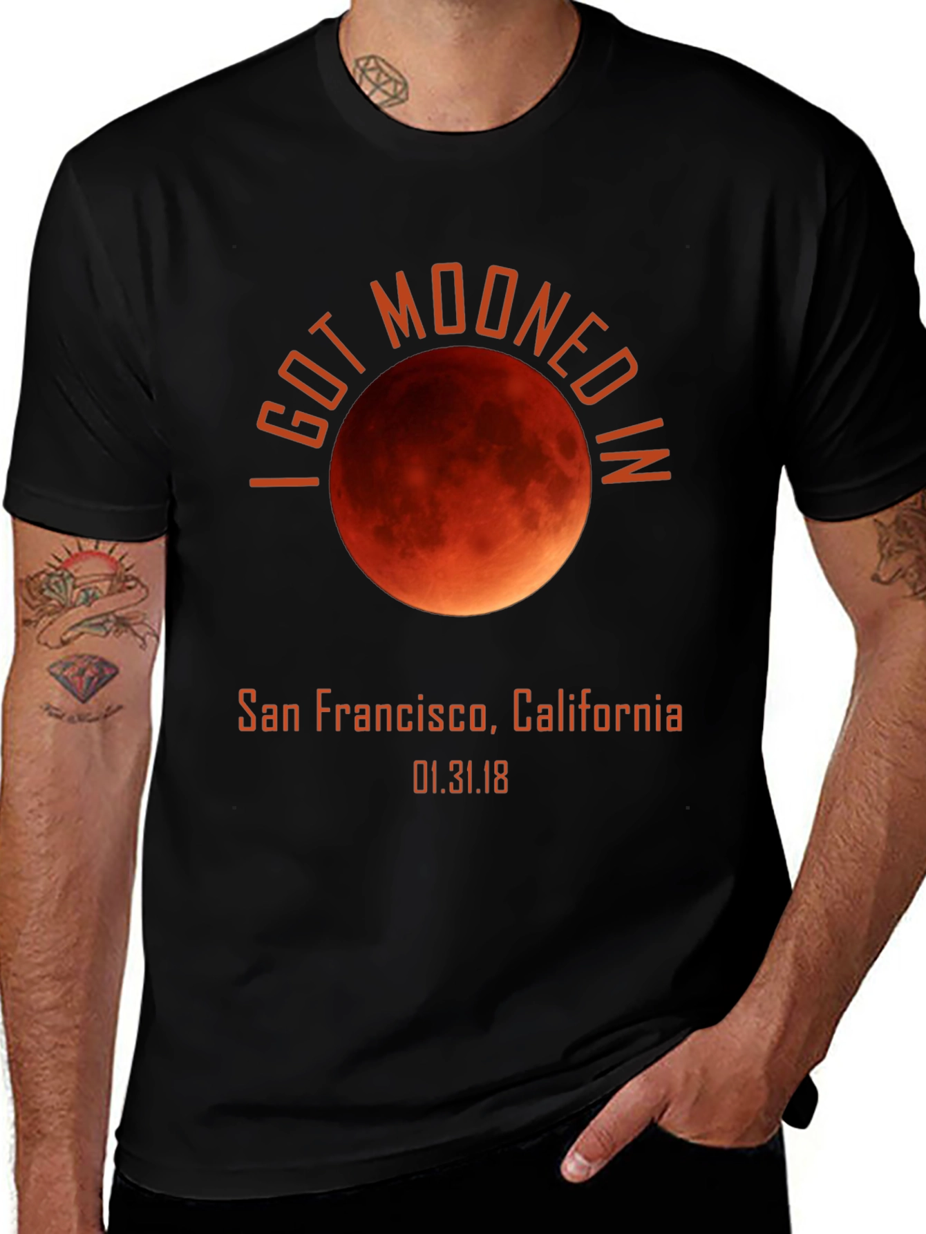 I Got Mooned In San Francisco Eclipse Tee