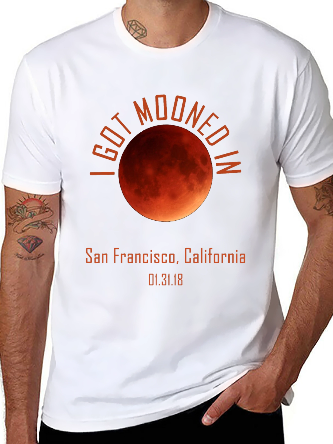 I Got Mooned In San Francisco Eclipse Tee