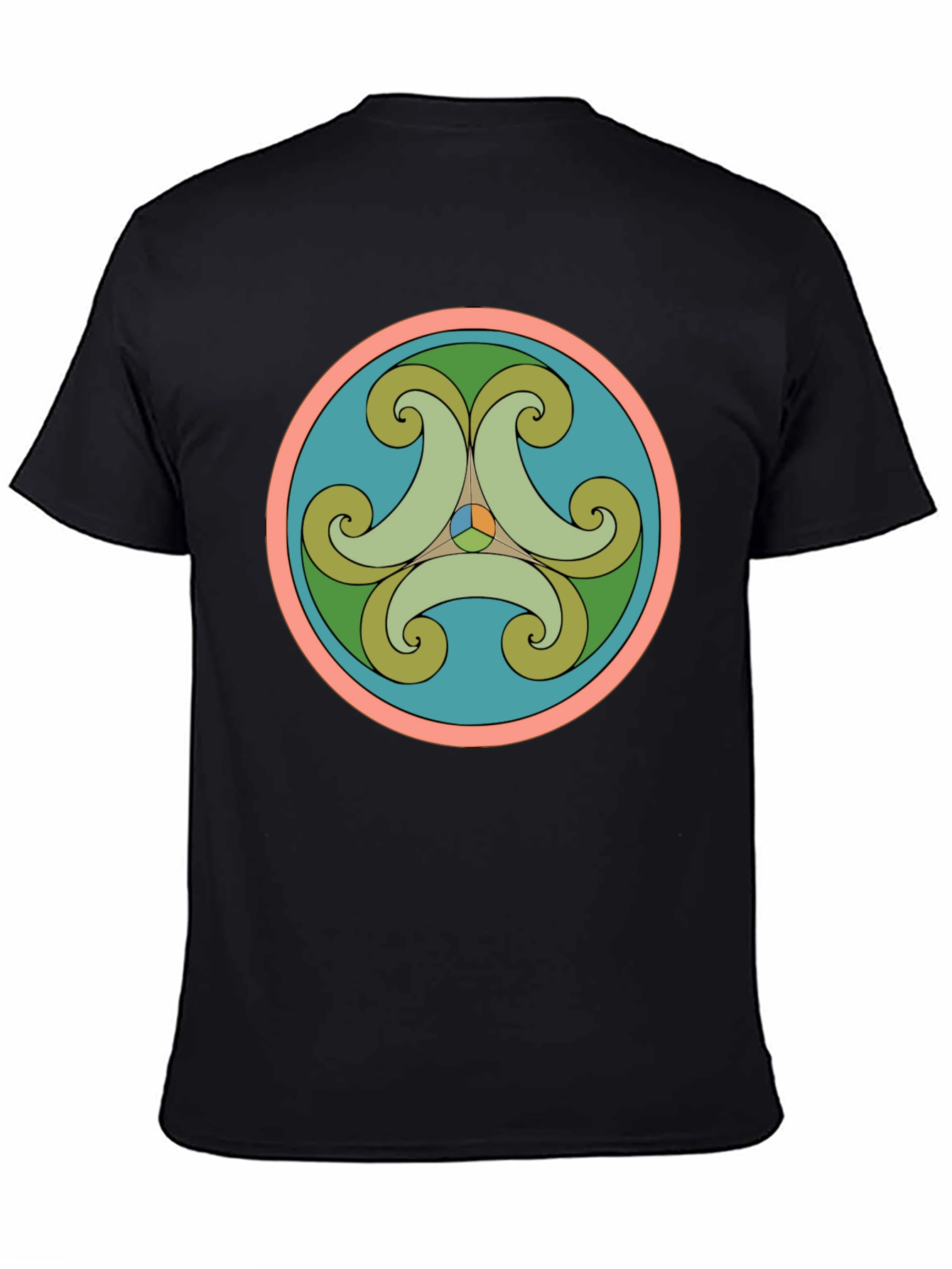 Geometric Circle Design T-Shirt